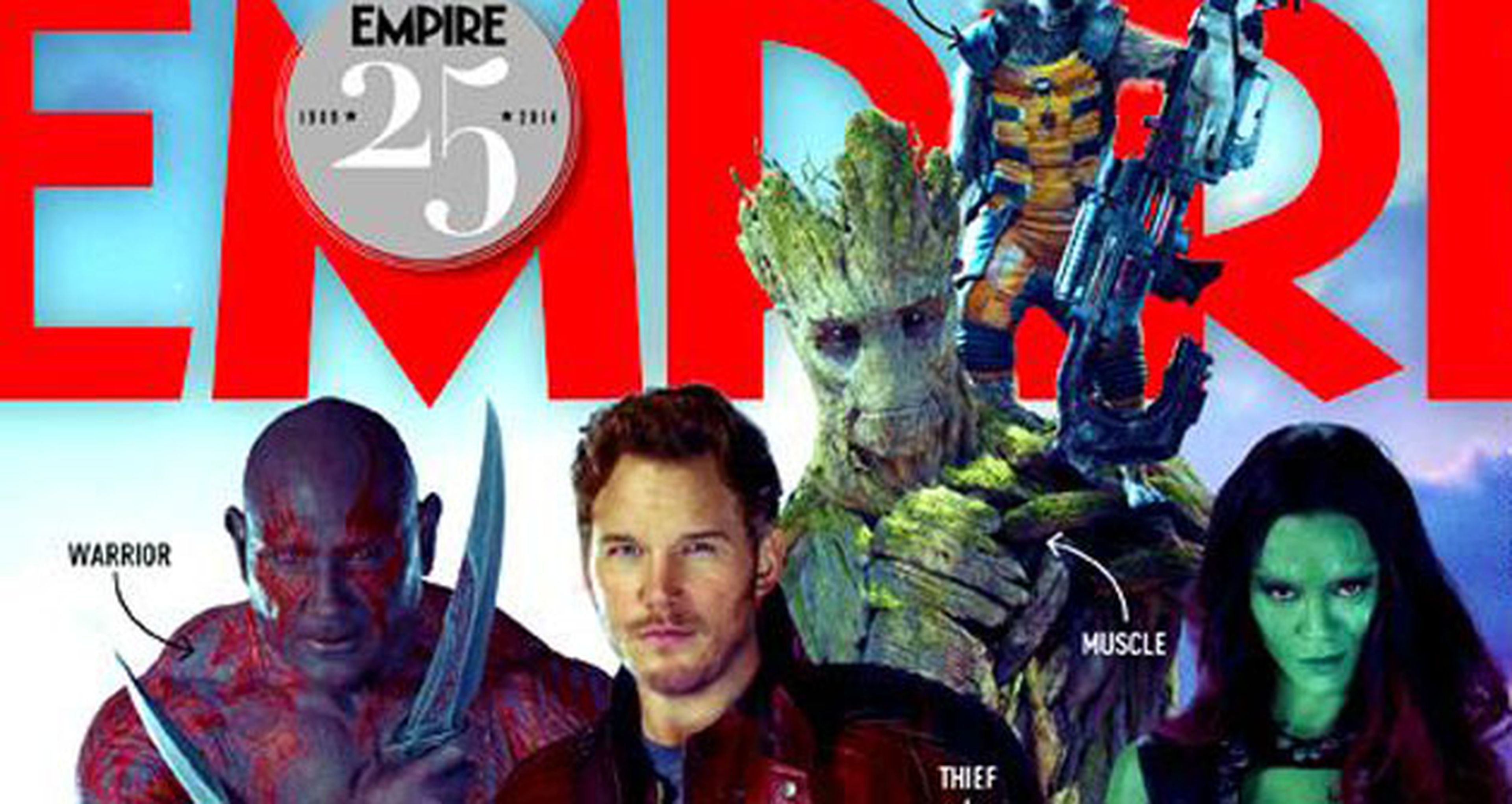 Guardianes de la Galaxia es portada de la revista Empire