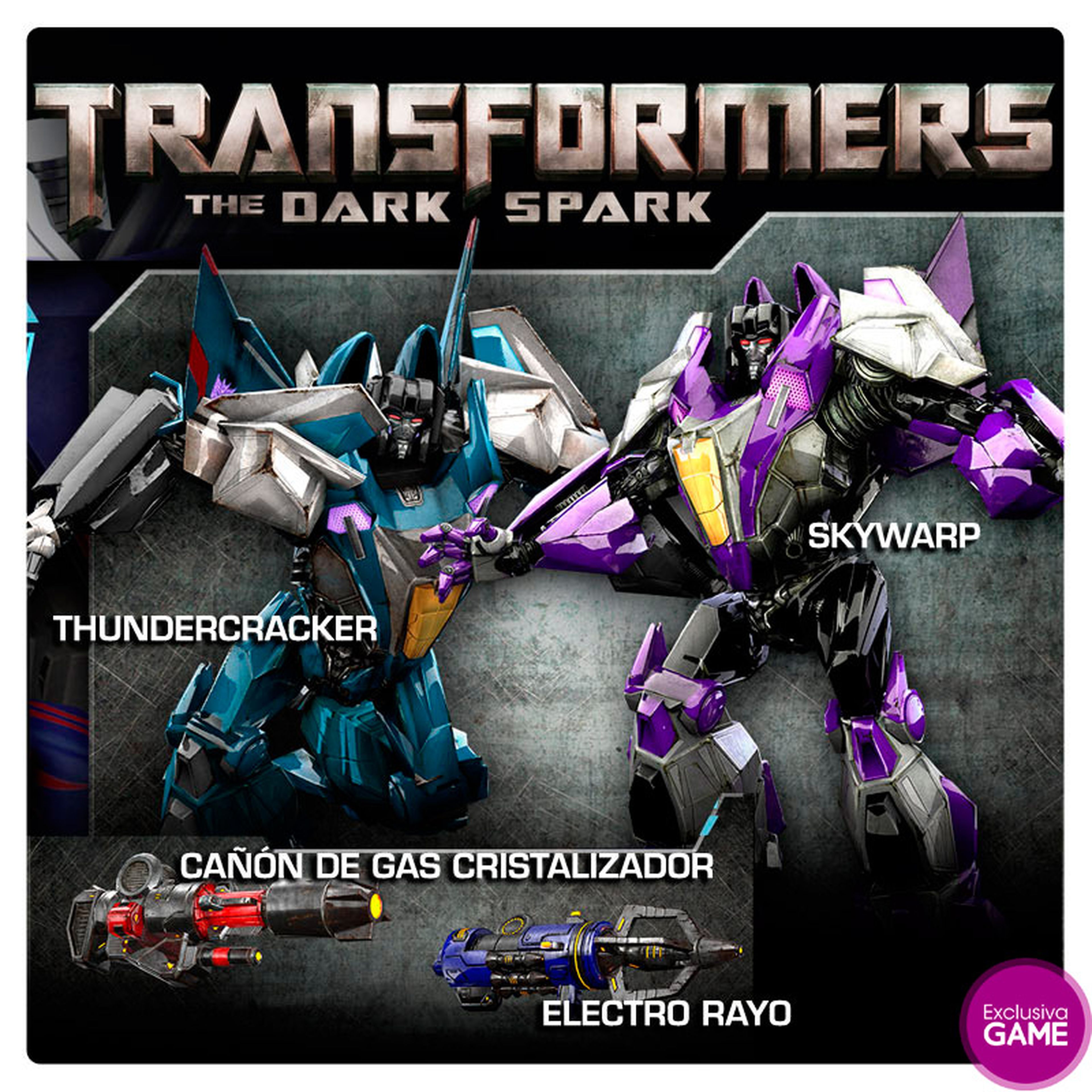 DLC exclusivo con la reserva de Transformers The Dark Spark en Game