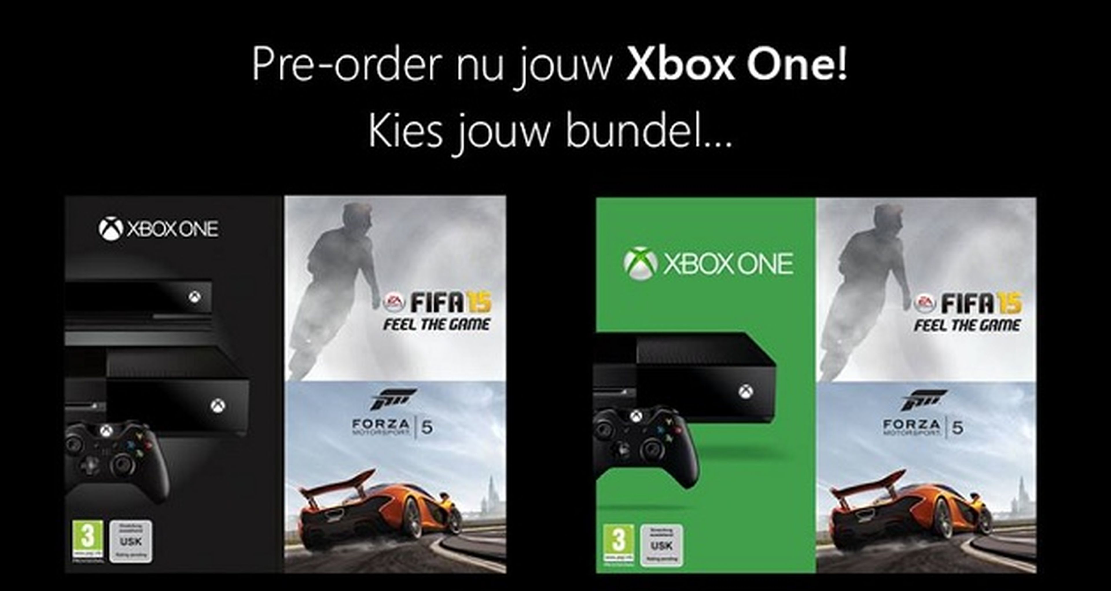 Filtrados nuevos packs de Xbox One con FIFA 15 y Forza Motorsport 5