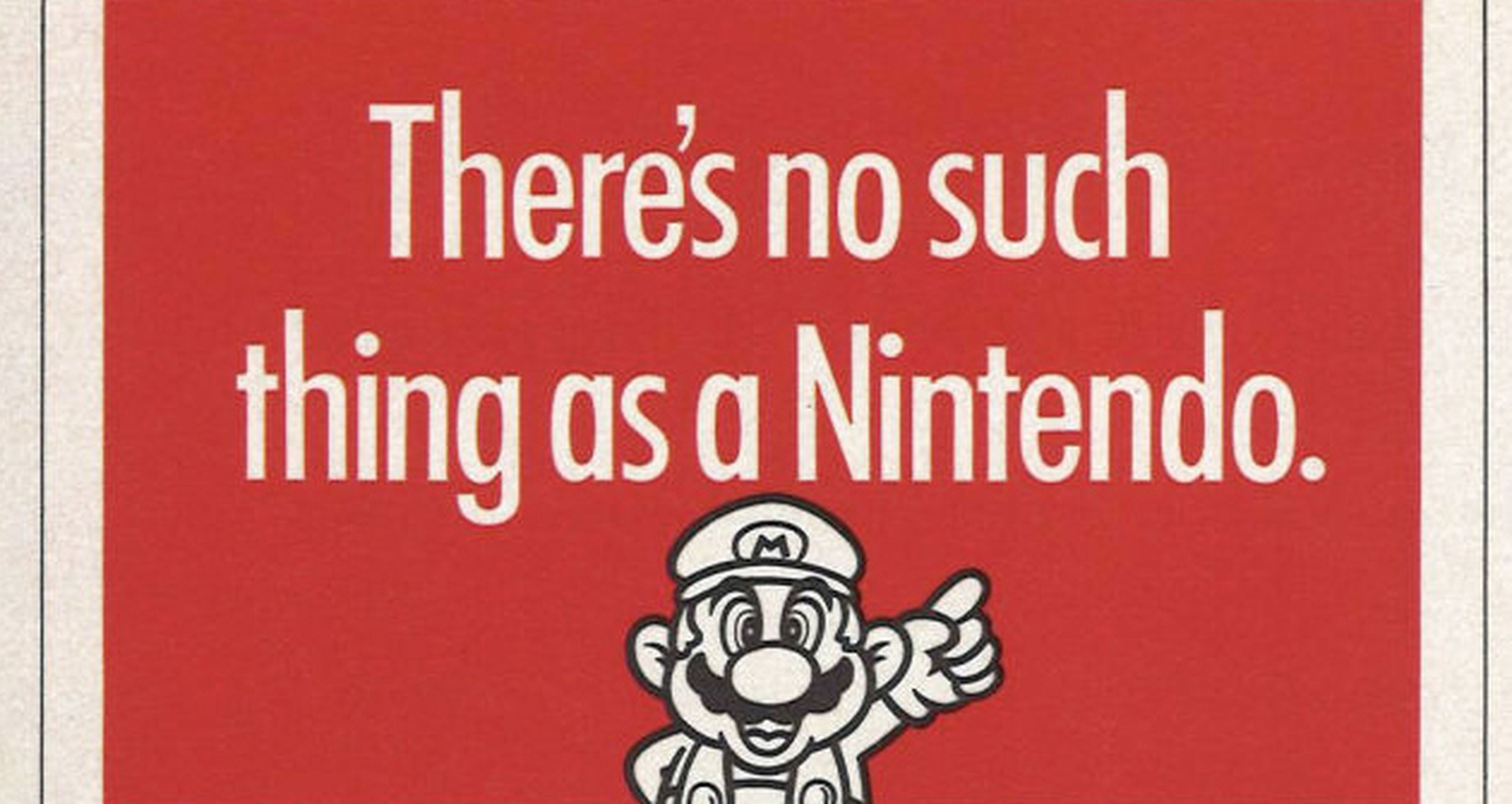 &quot;Nintendo es un adjetivo, no un sustantivo&quot; ¡Vaya con el póster retro!