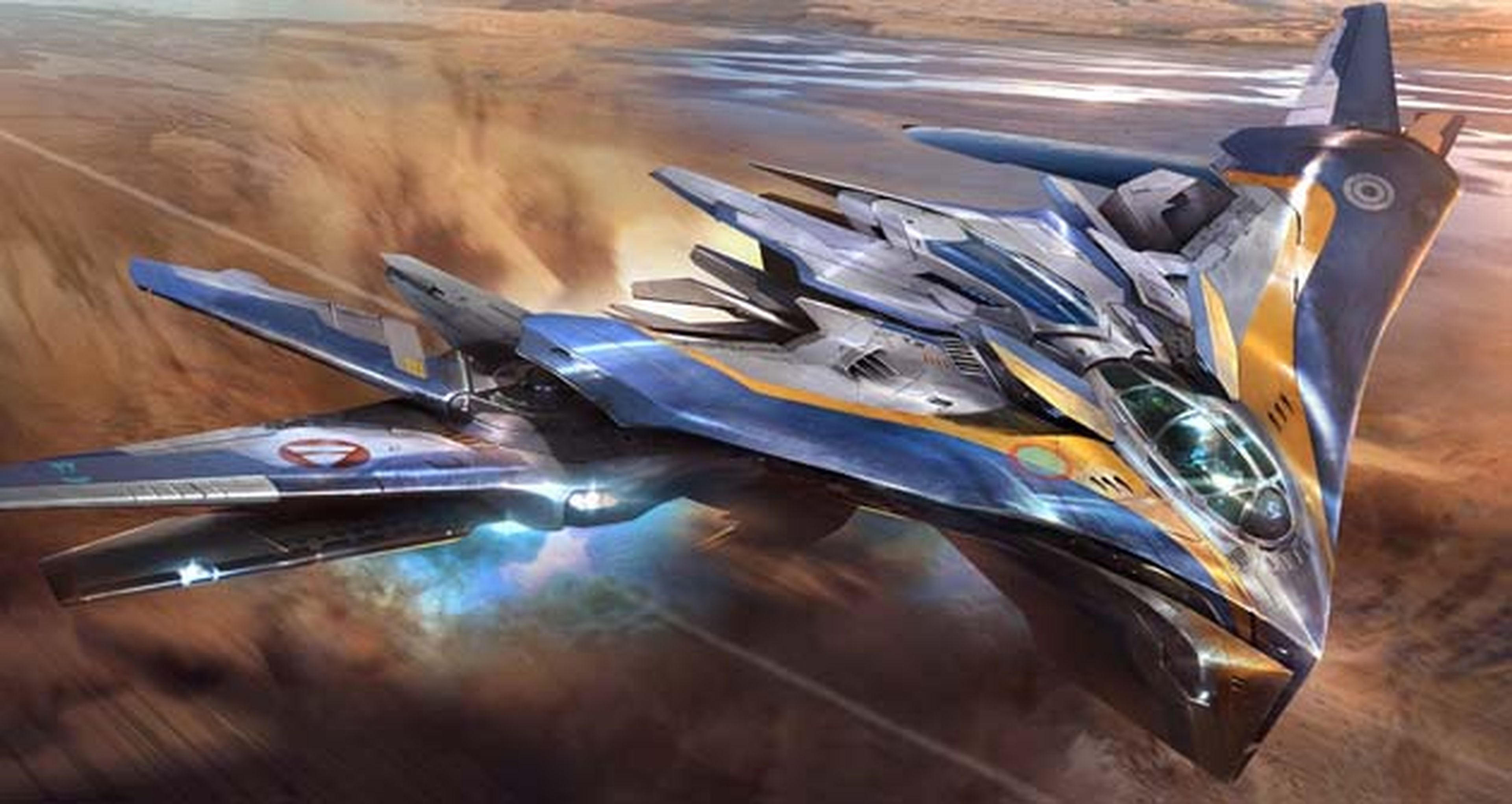 Concepts arts de las naves de Guardianes de la Galaxia y cuatro nuevos spots