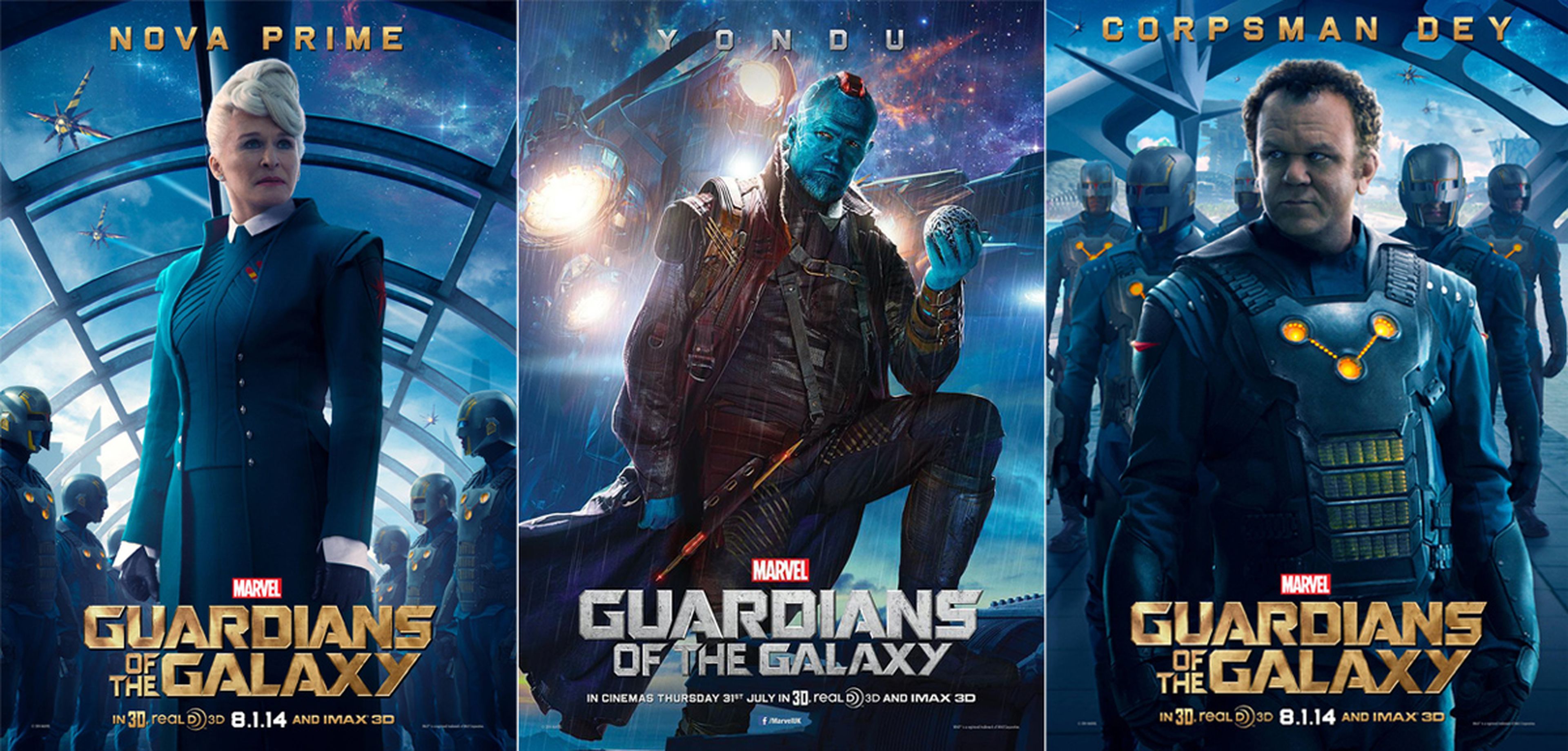 Nuevos posters de Guardianes de la Galaxia de Yondu y los Novas