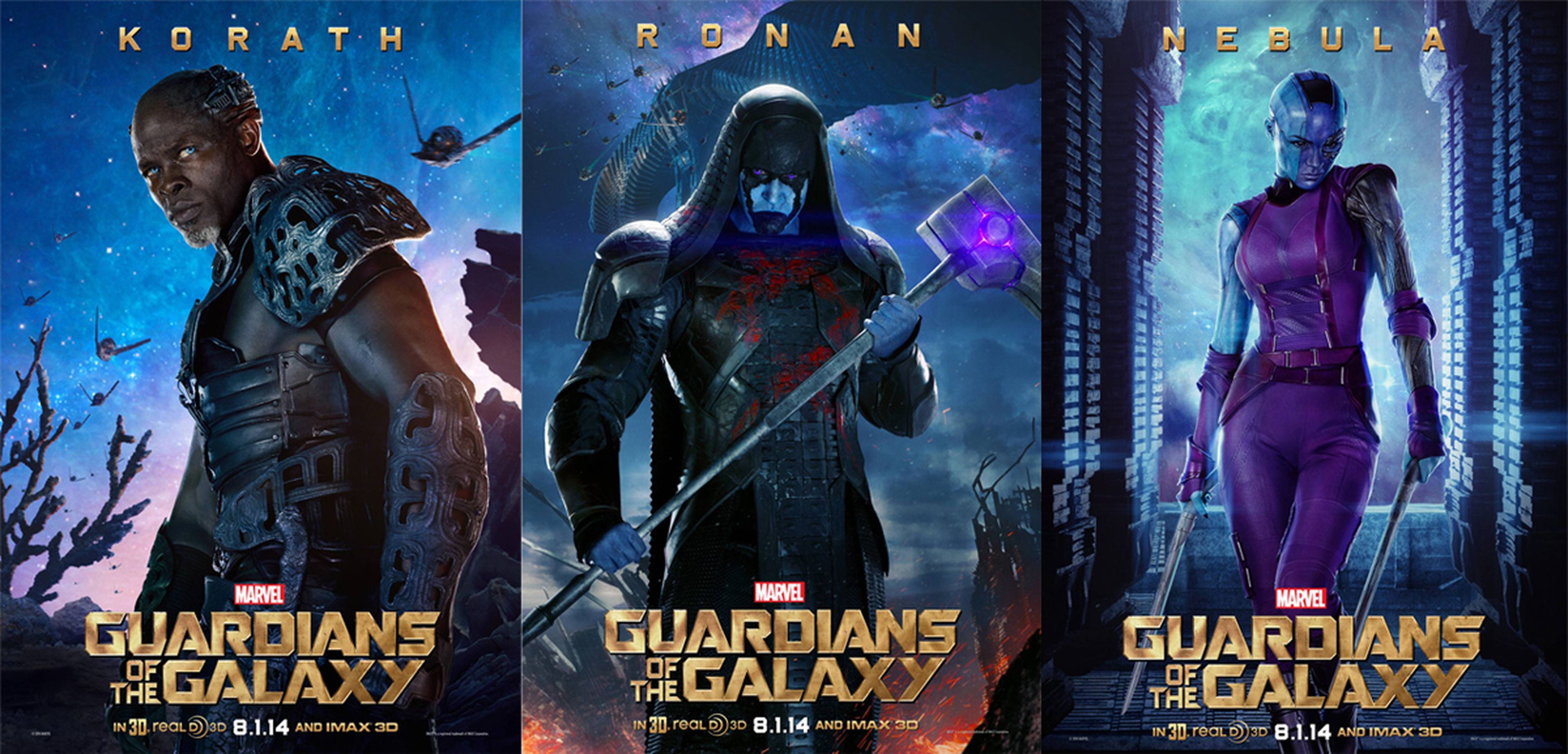 Los pósteres de los villanos de Guardianes de la Galaxia