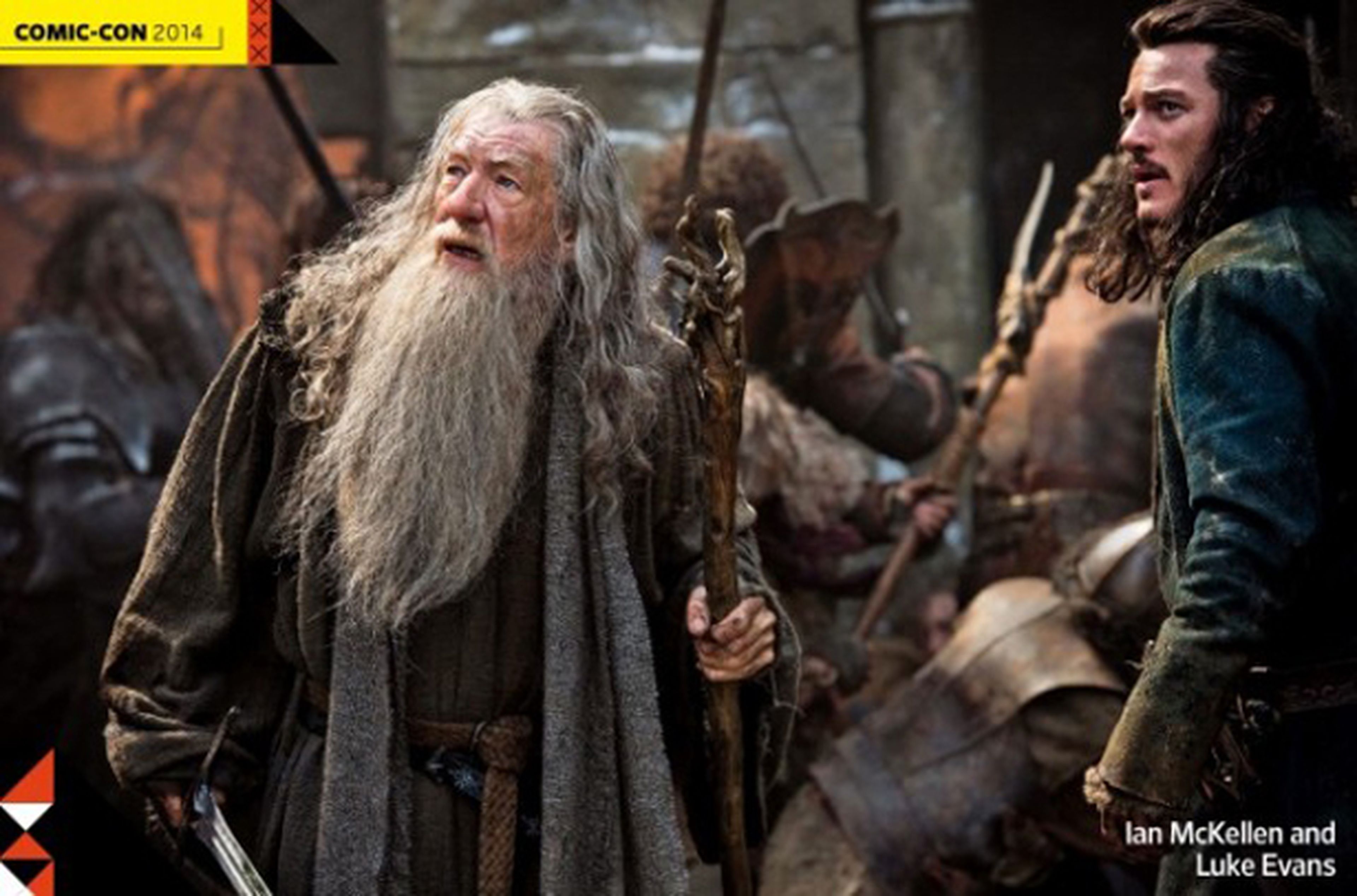 Primera foto de Gandalf y Bardo en El Hobbit: La batalla de los cinco ejércitos