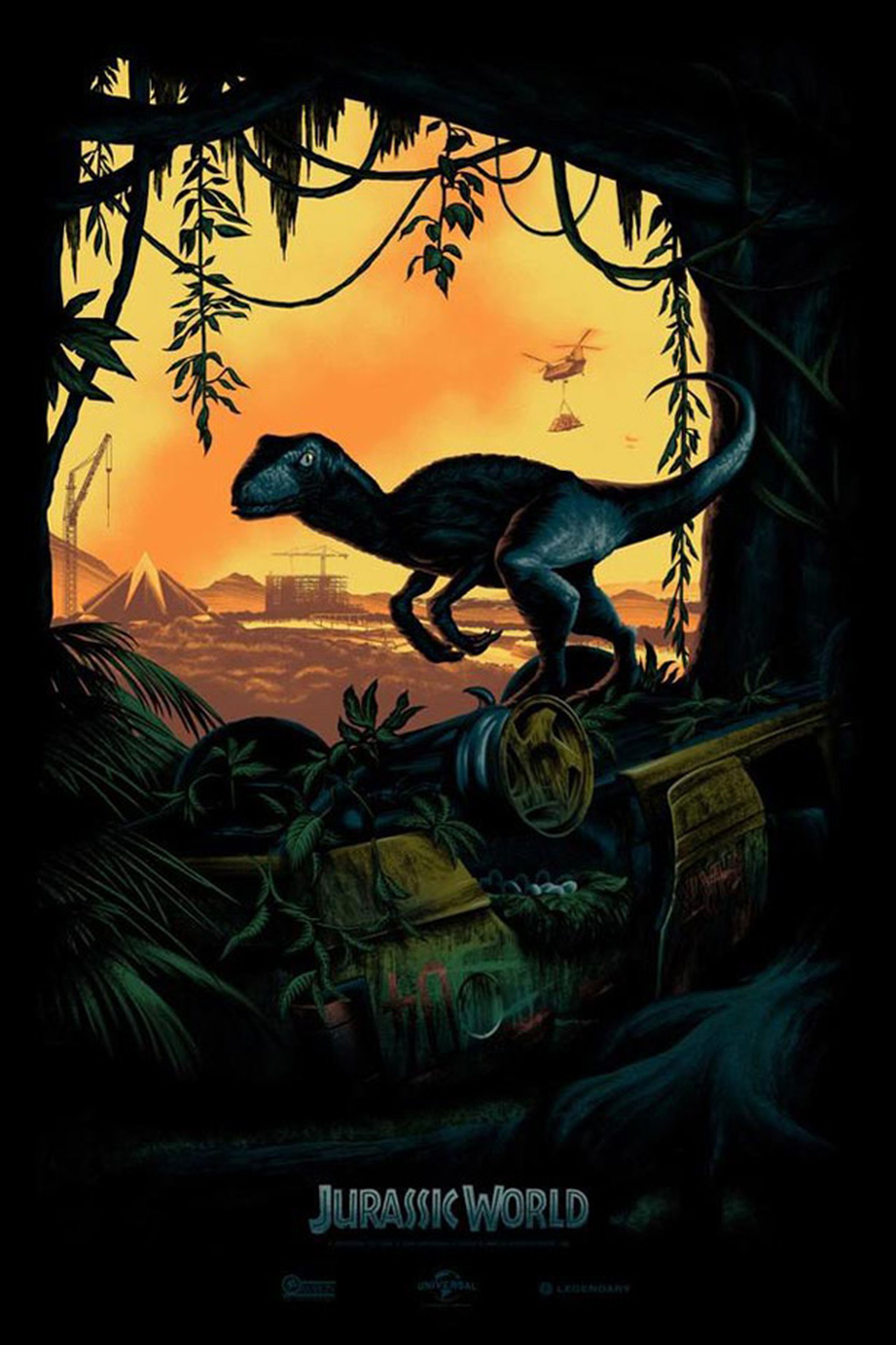 Nuevo póster oficial de Jurassic World