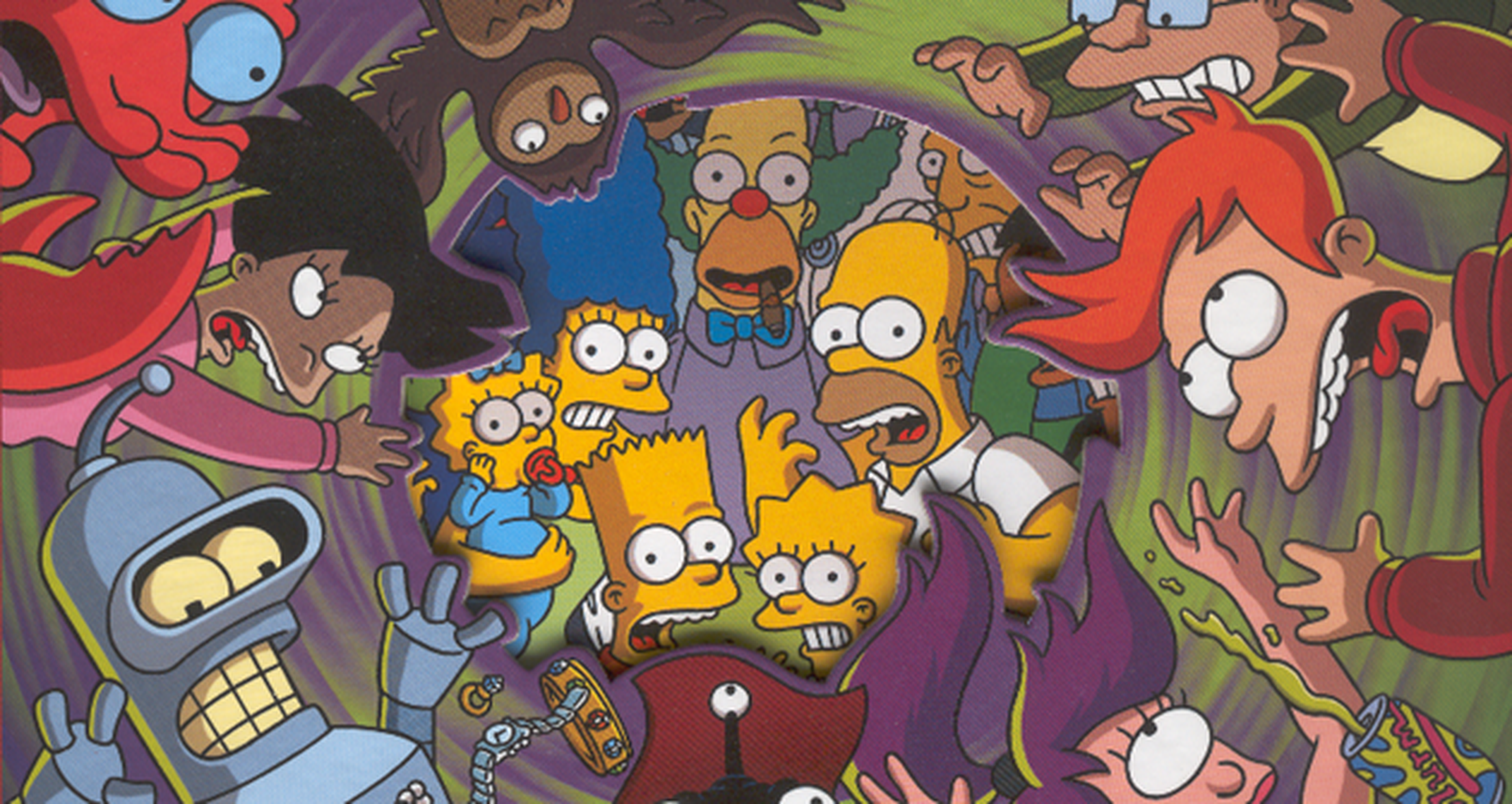 El crossover de Los Simpsons y Futurama se acerca