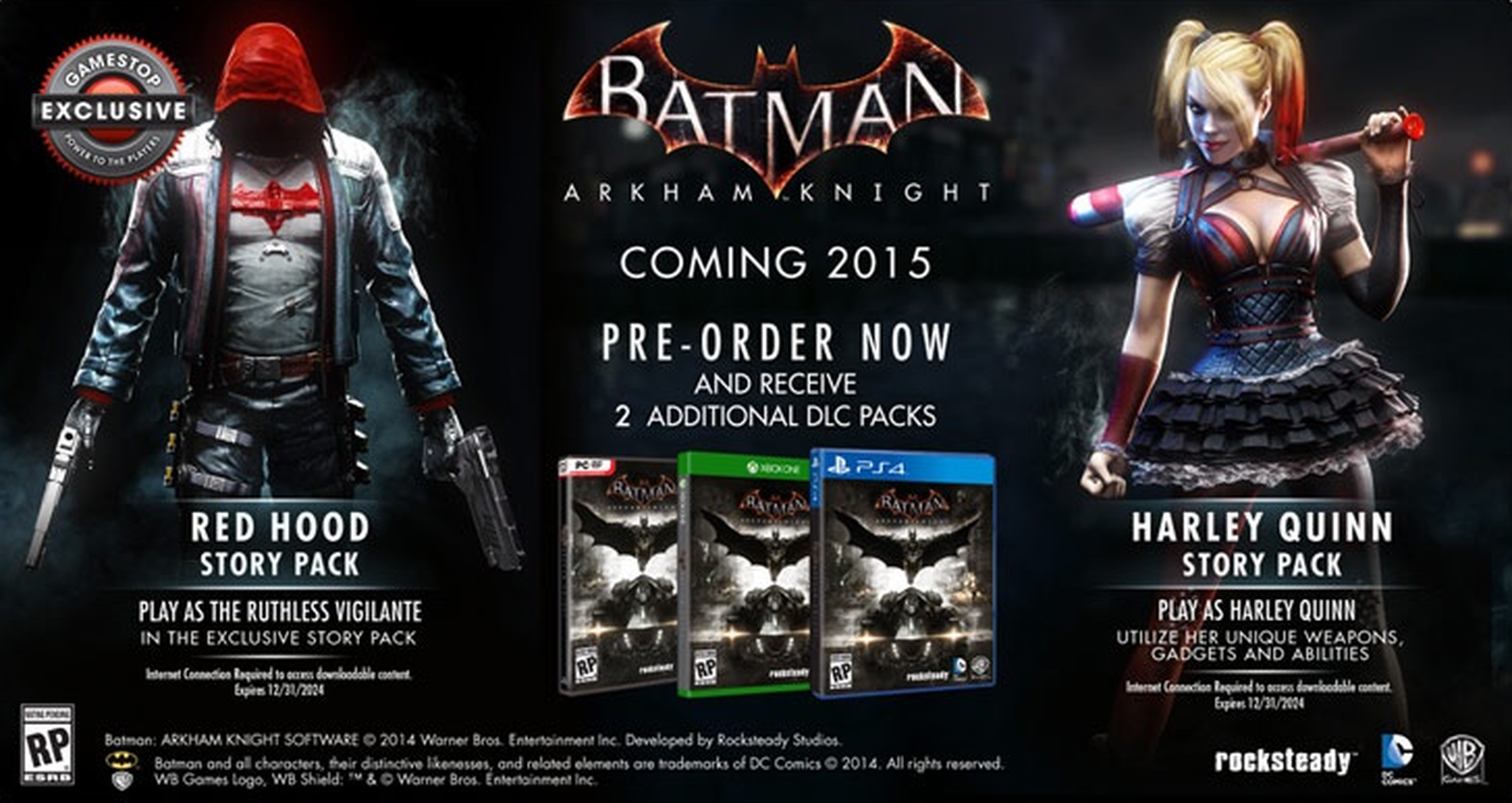 Capucha Roja será controlable con un DLC de reserva de Batman Arkham Knight