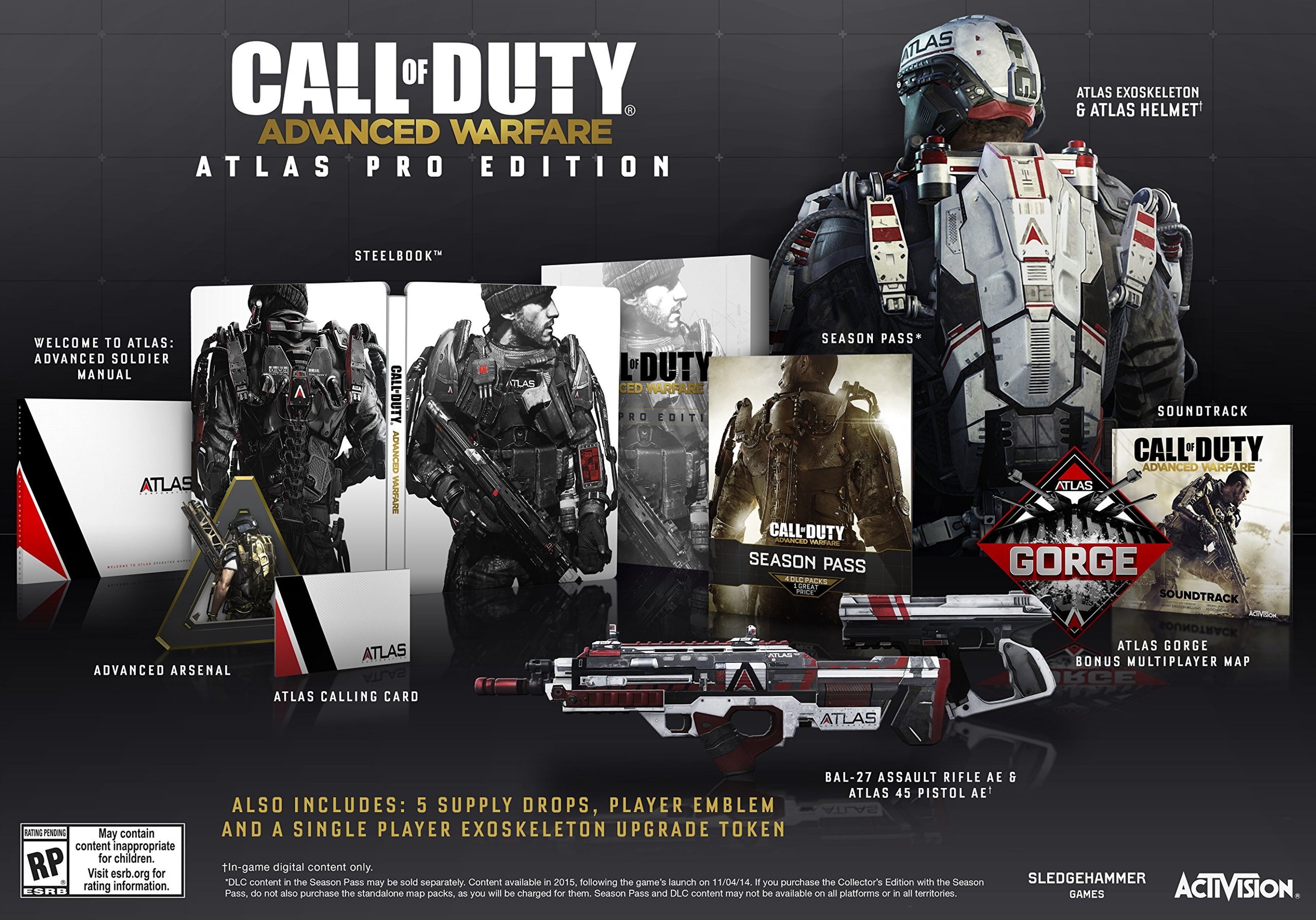 Las ediciones especiales de Call of Duty: Advanced Warfare