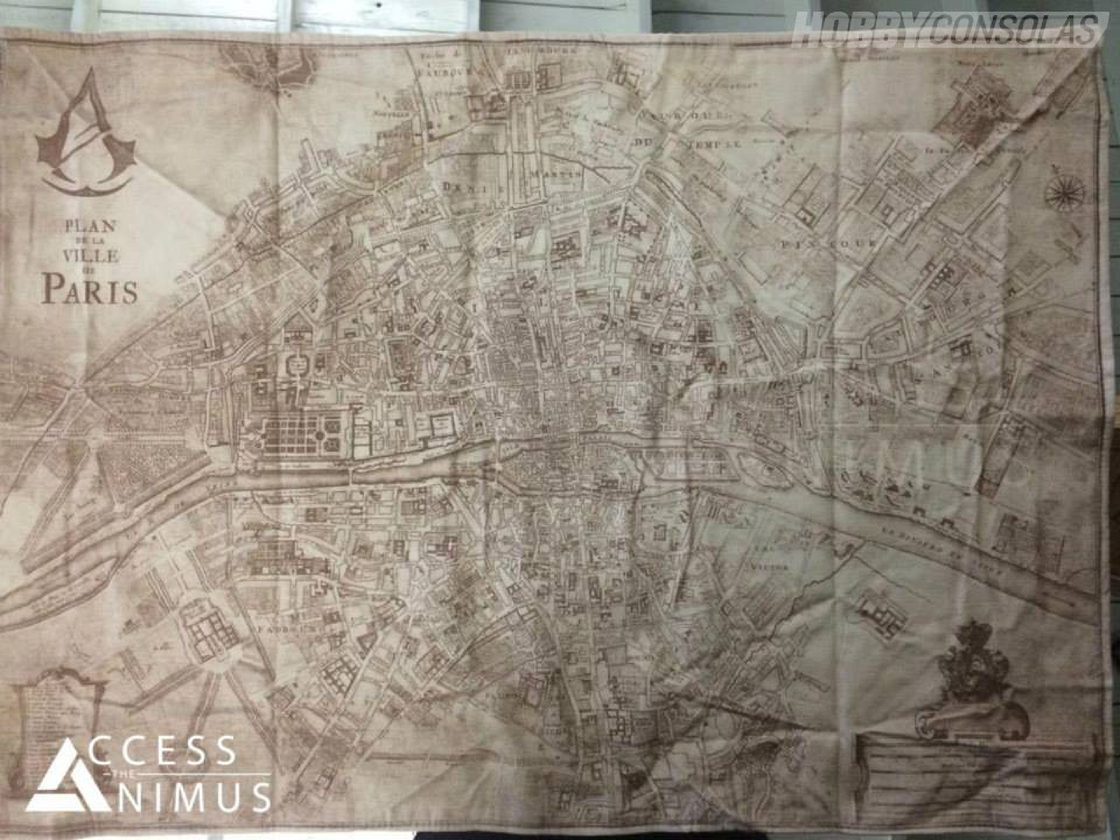Así es el mapa de París de Assassin's Creed Unity