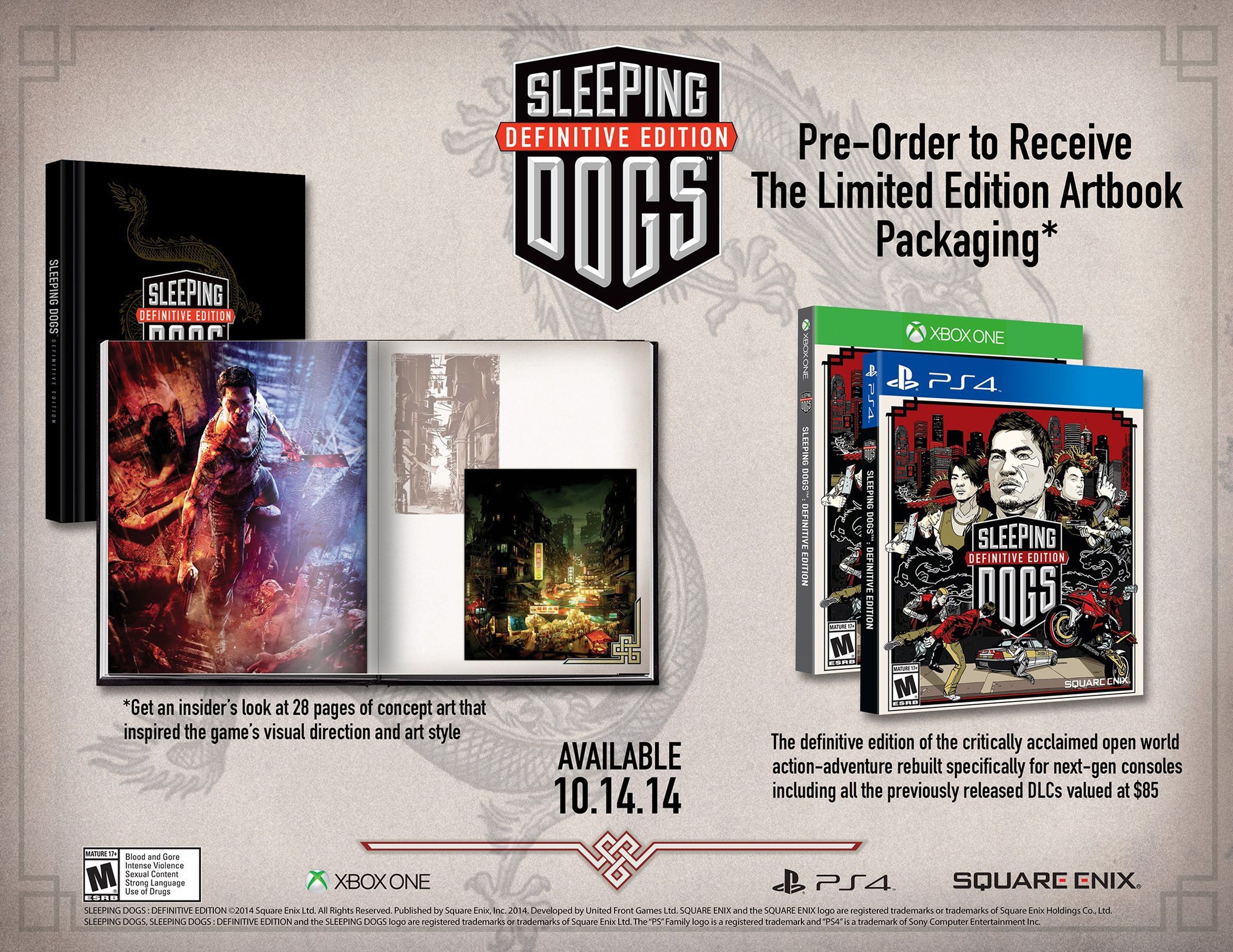 Sleeping Dogs llegará a PS4 y Xbox One este mismo año
