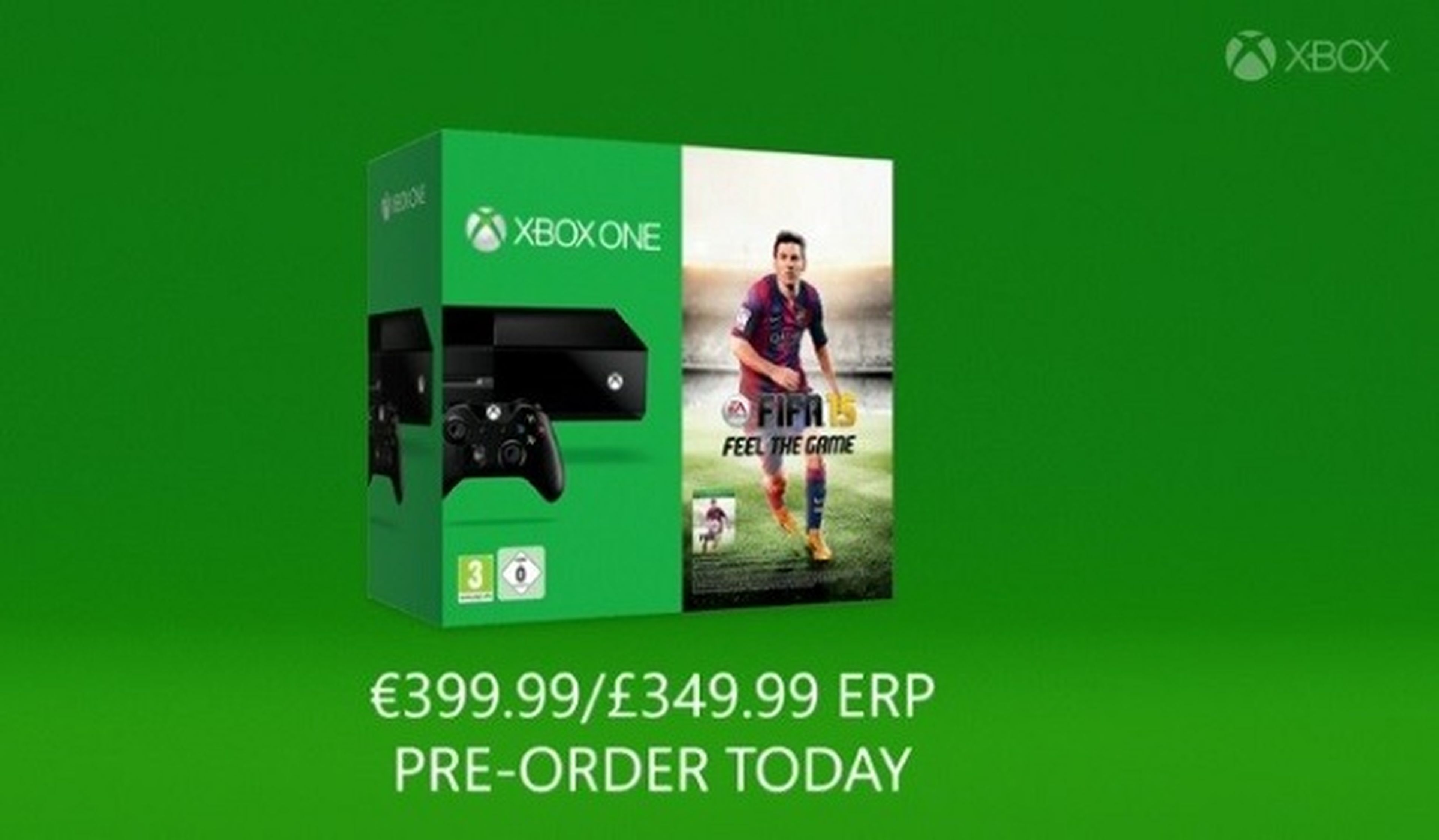 Gamescom 2014: Microsoft anuncia pack de Xbox One + FIFA 15 por 399 €