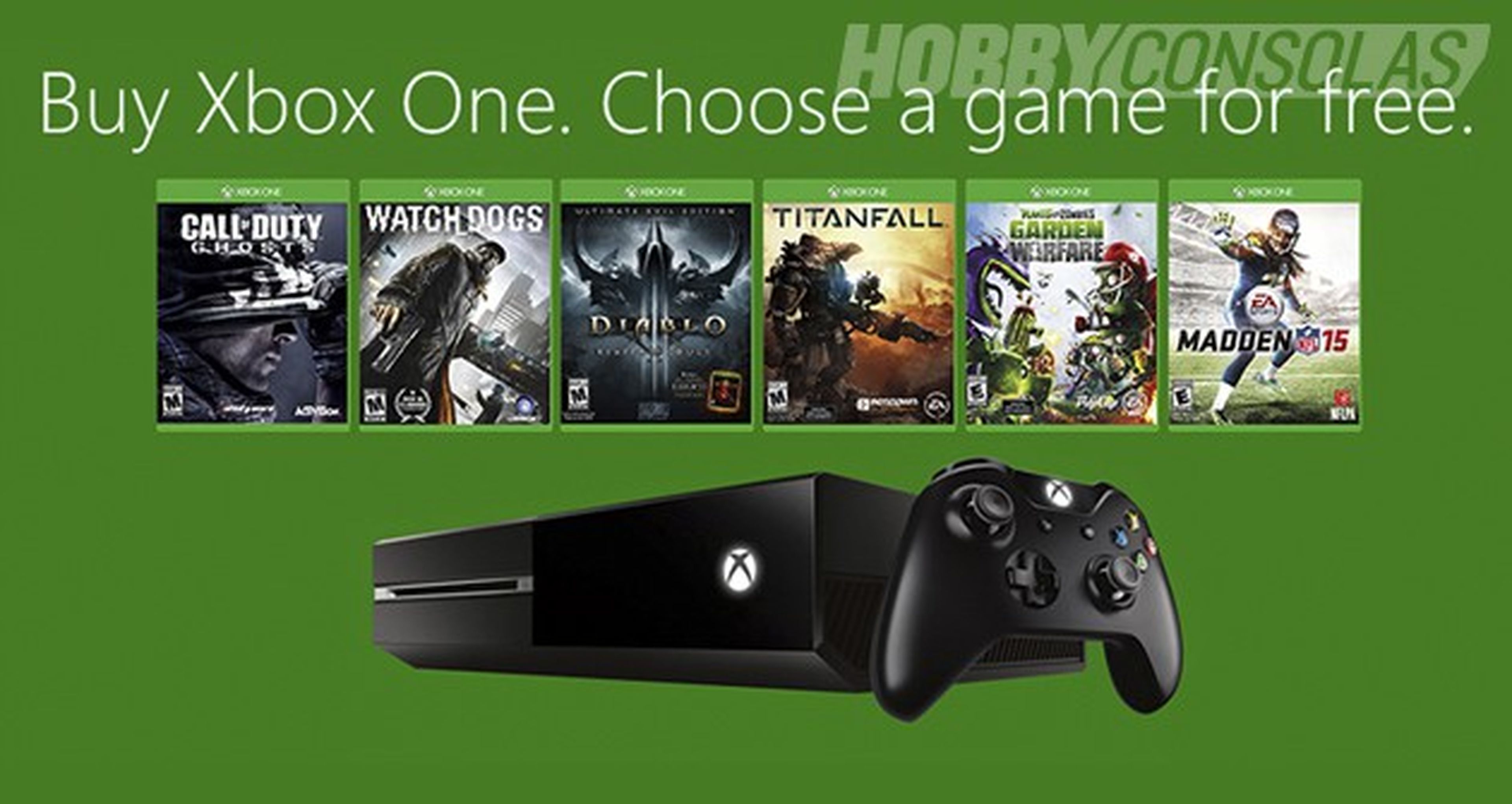 Microsoft regala un juego a todos los que compren Xbox One en EE.UU