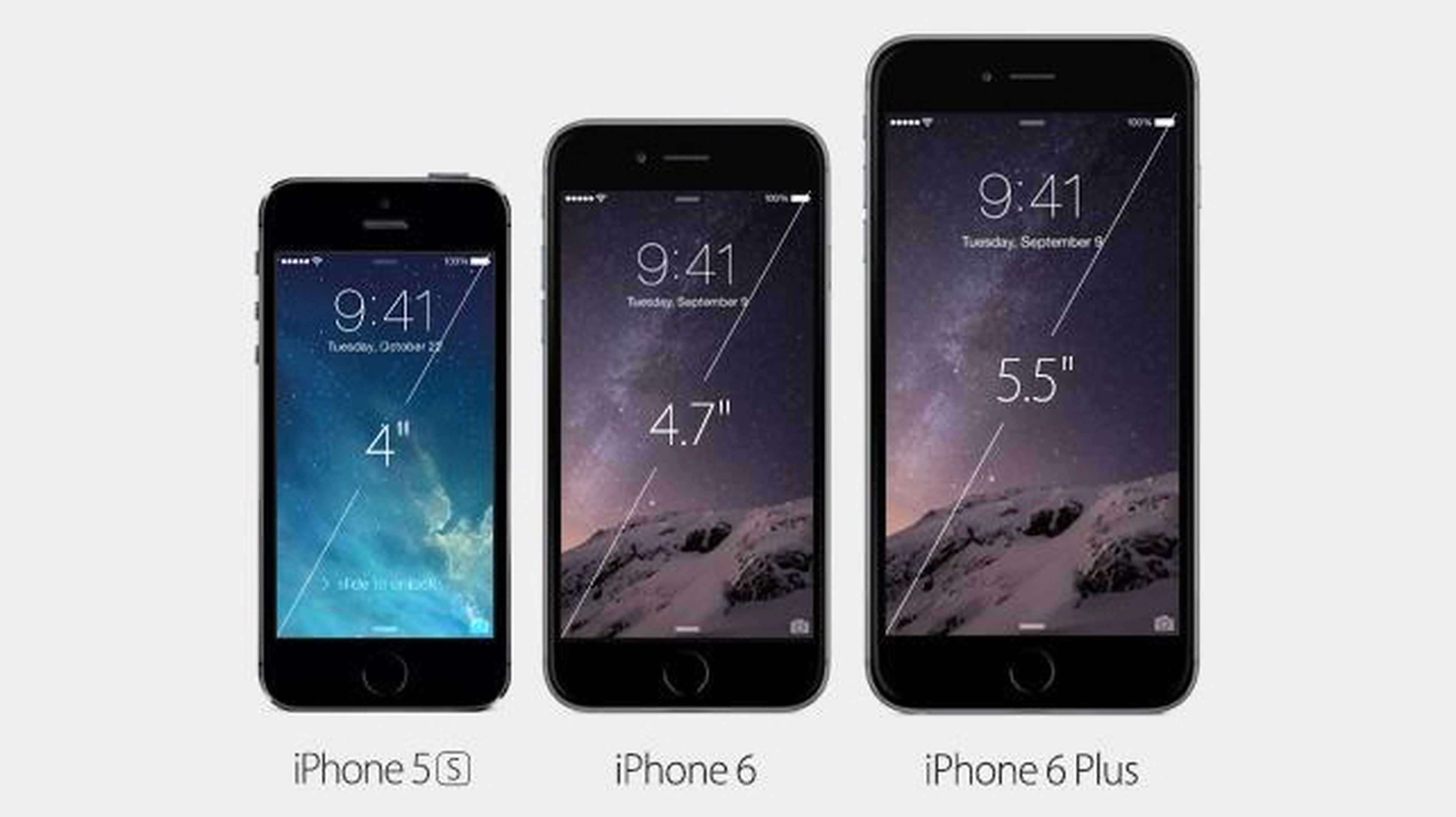 Así son iPhone 6 y iPhone 6 Plus