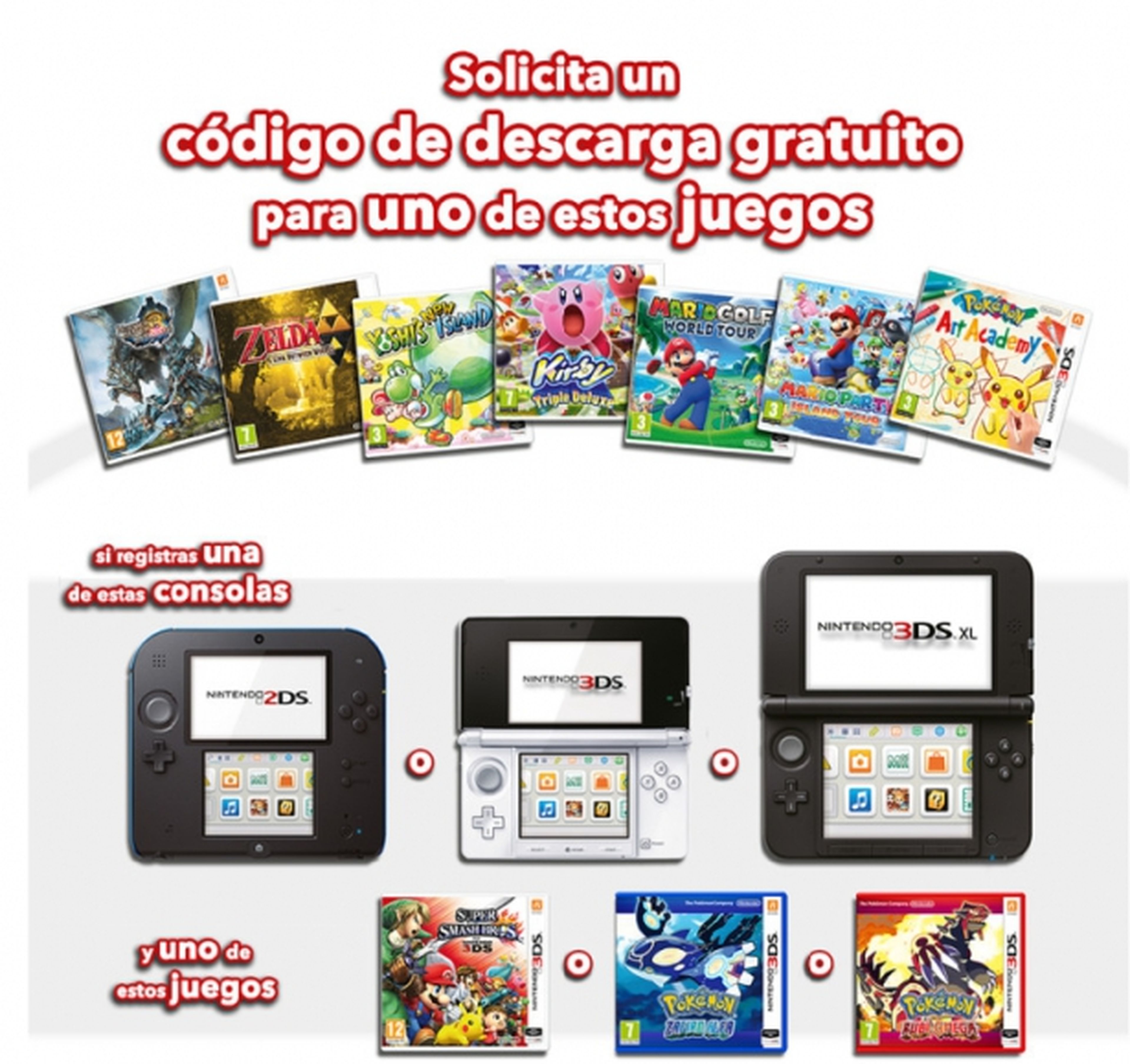 Nintendo regala un juego de 3DS en su Promoción de Invierno 2014