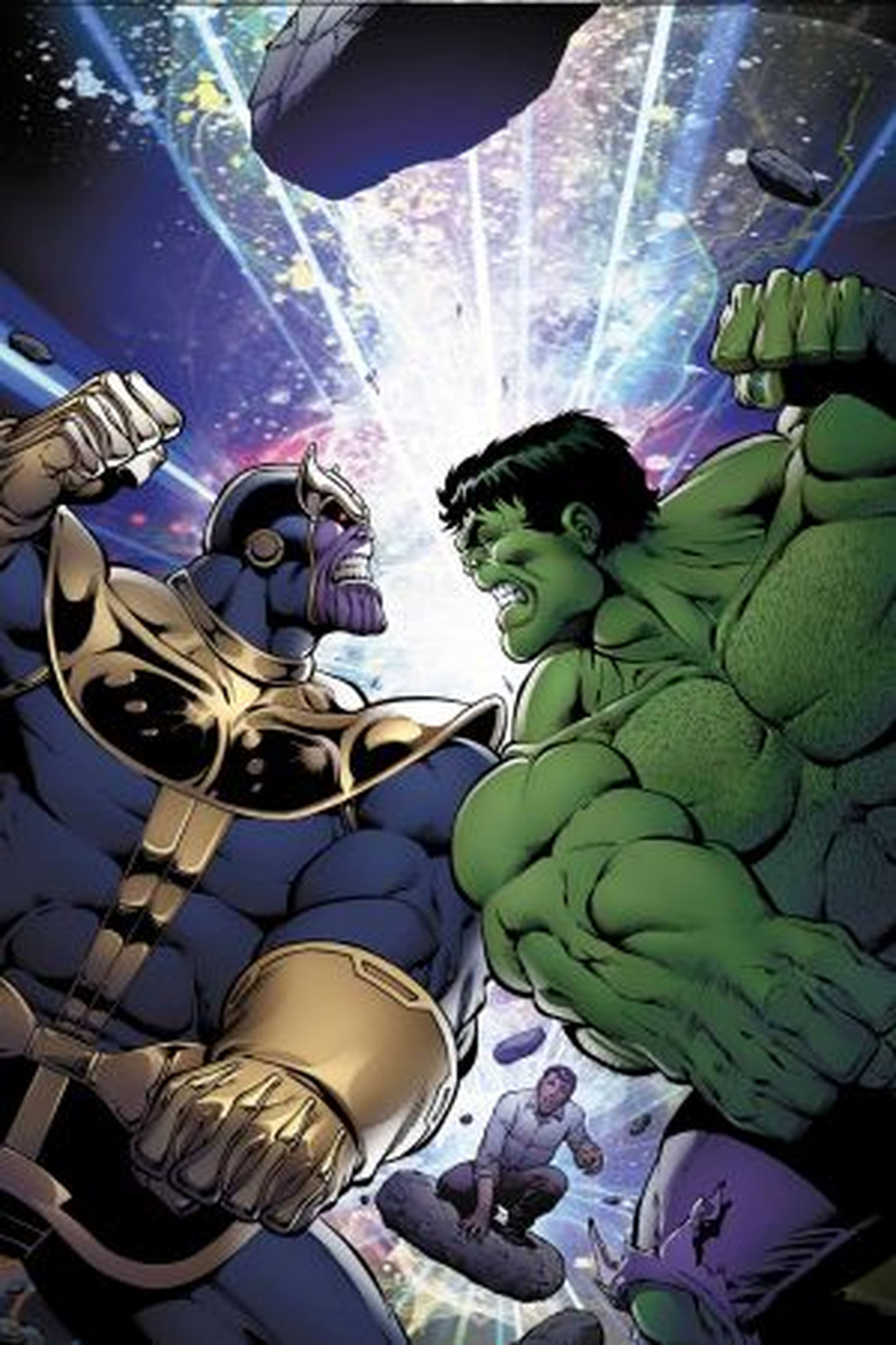 Thanos y Hulk se enfrentarán en una mini-serie de cómic