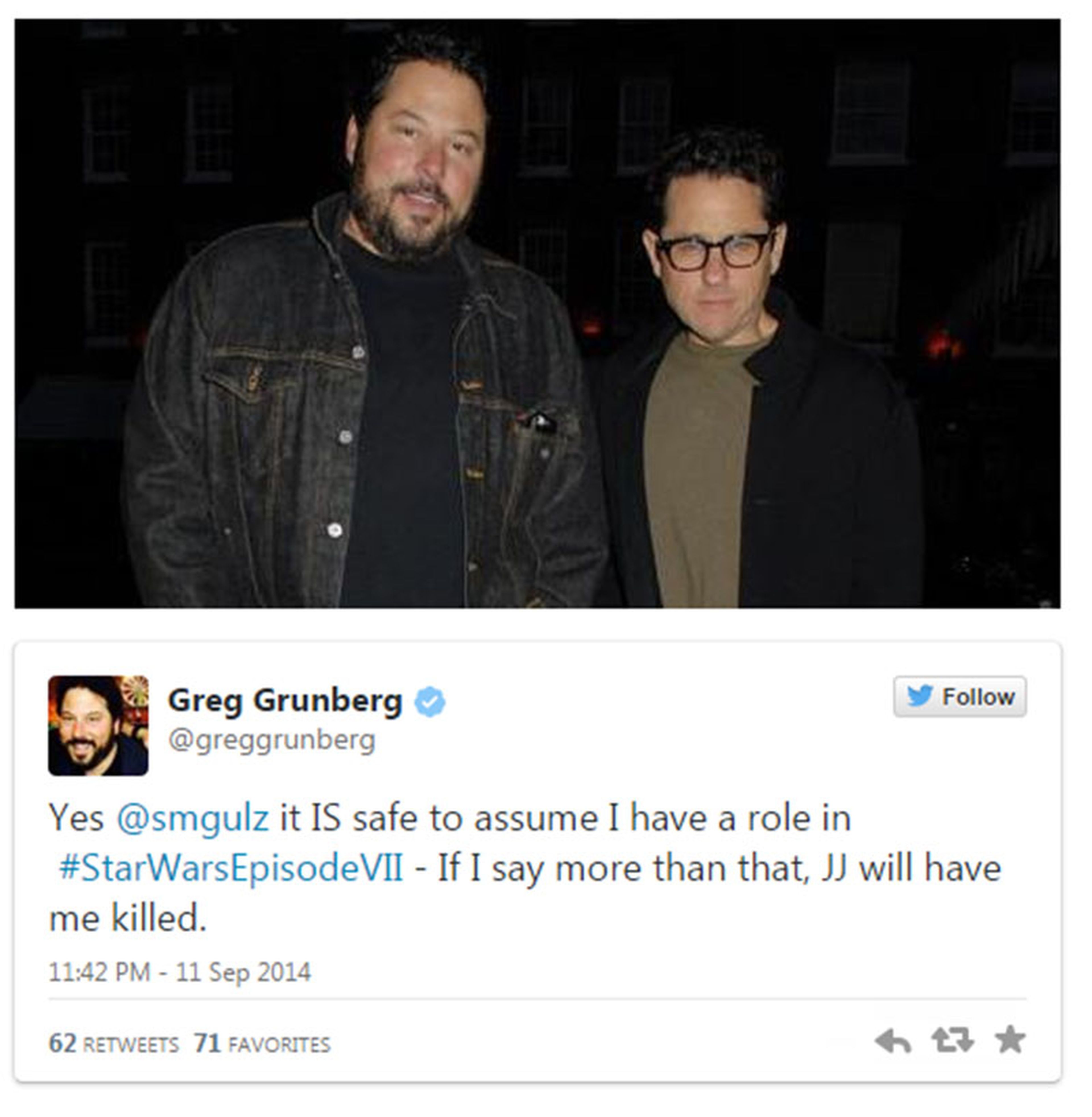 Greg Grunberg (Héroes) estará en Star Wars Episodio VII