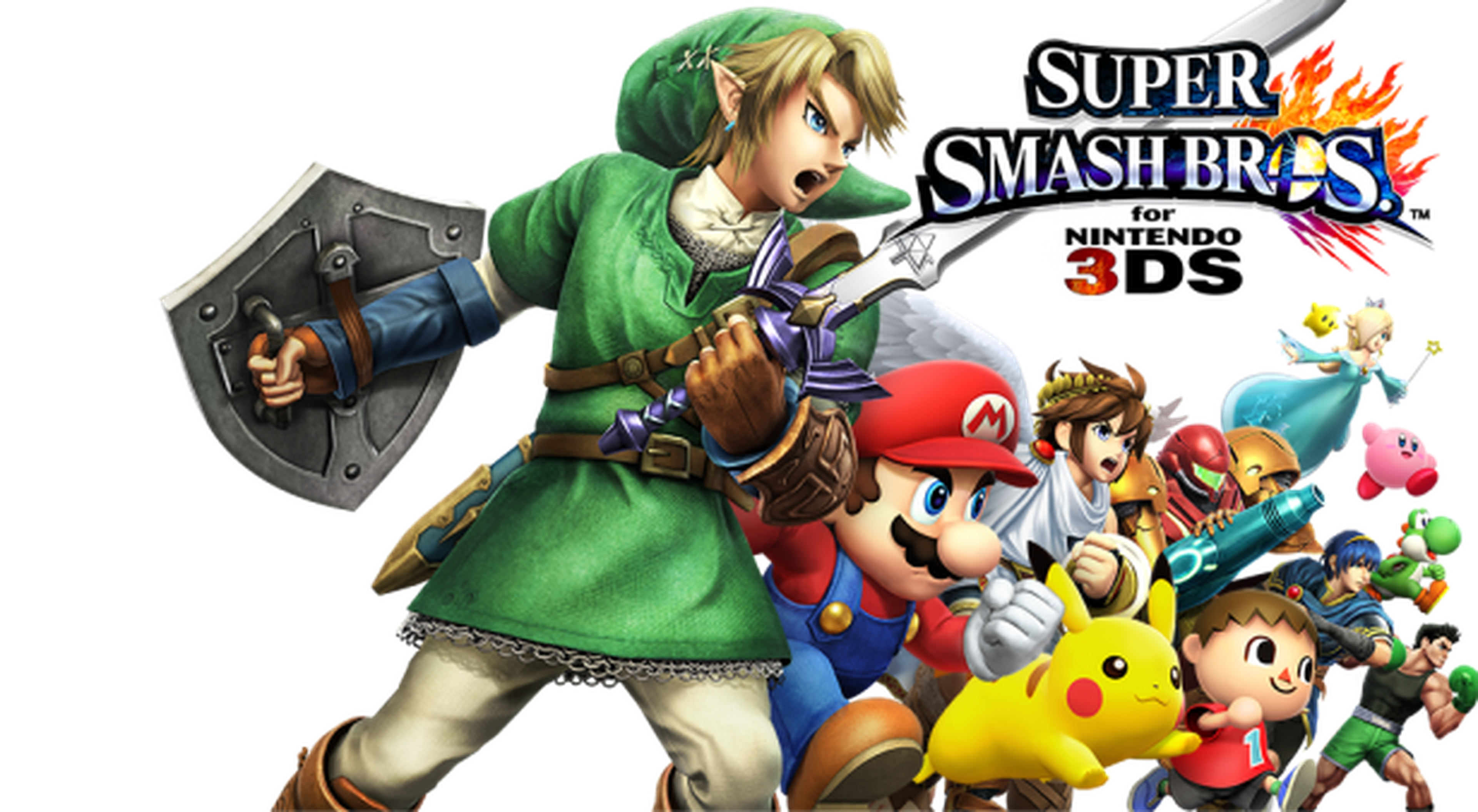 Este es el plantel completo de personajes de Super Smash Bros. para 3DS