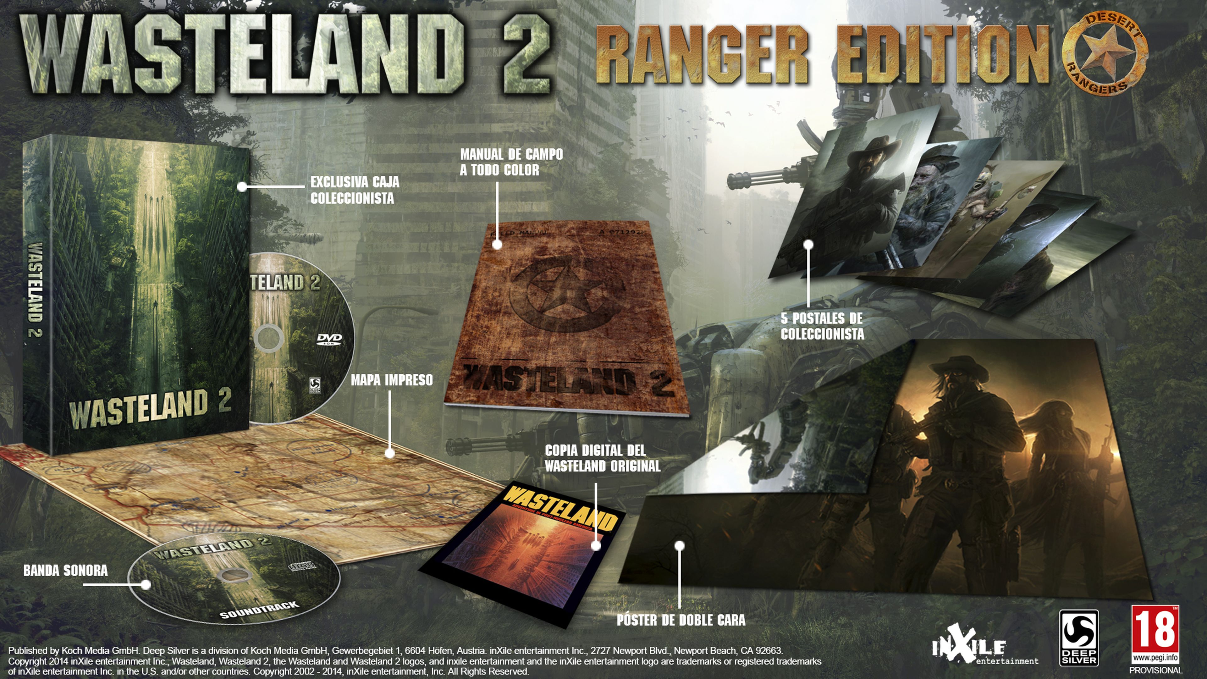 Wasteland 2 presenta su edición coleccionista exclusiva de GAME