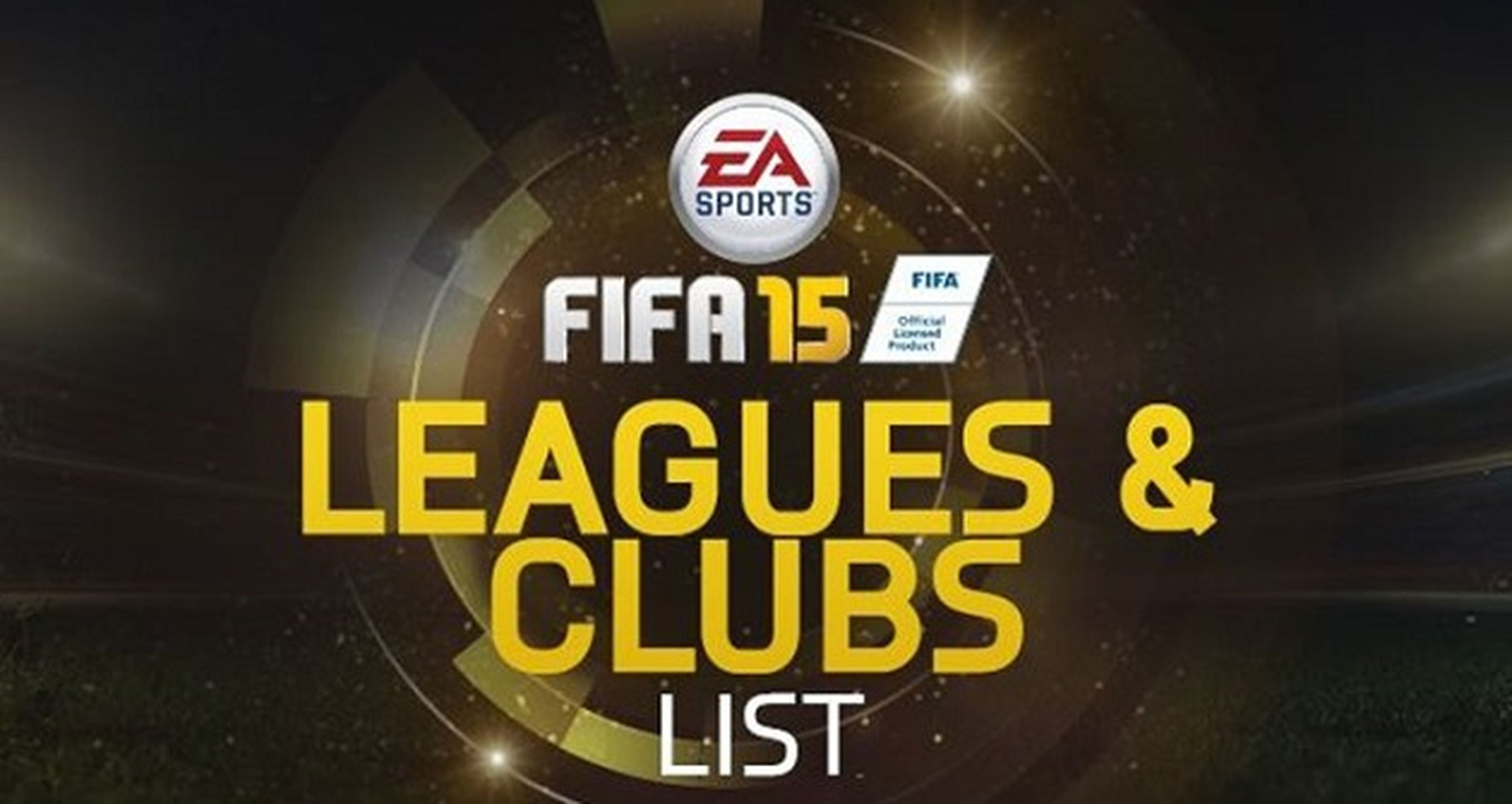 FIFA 15: Todos los equipos, ligas y selecciones