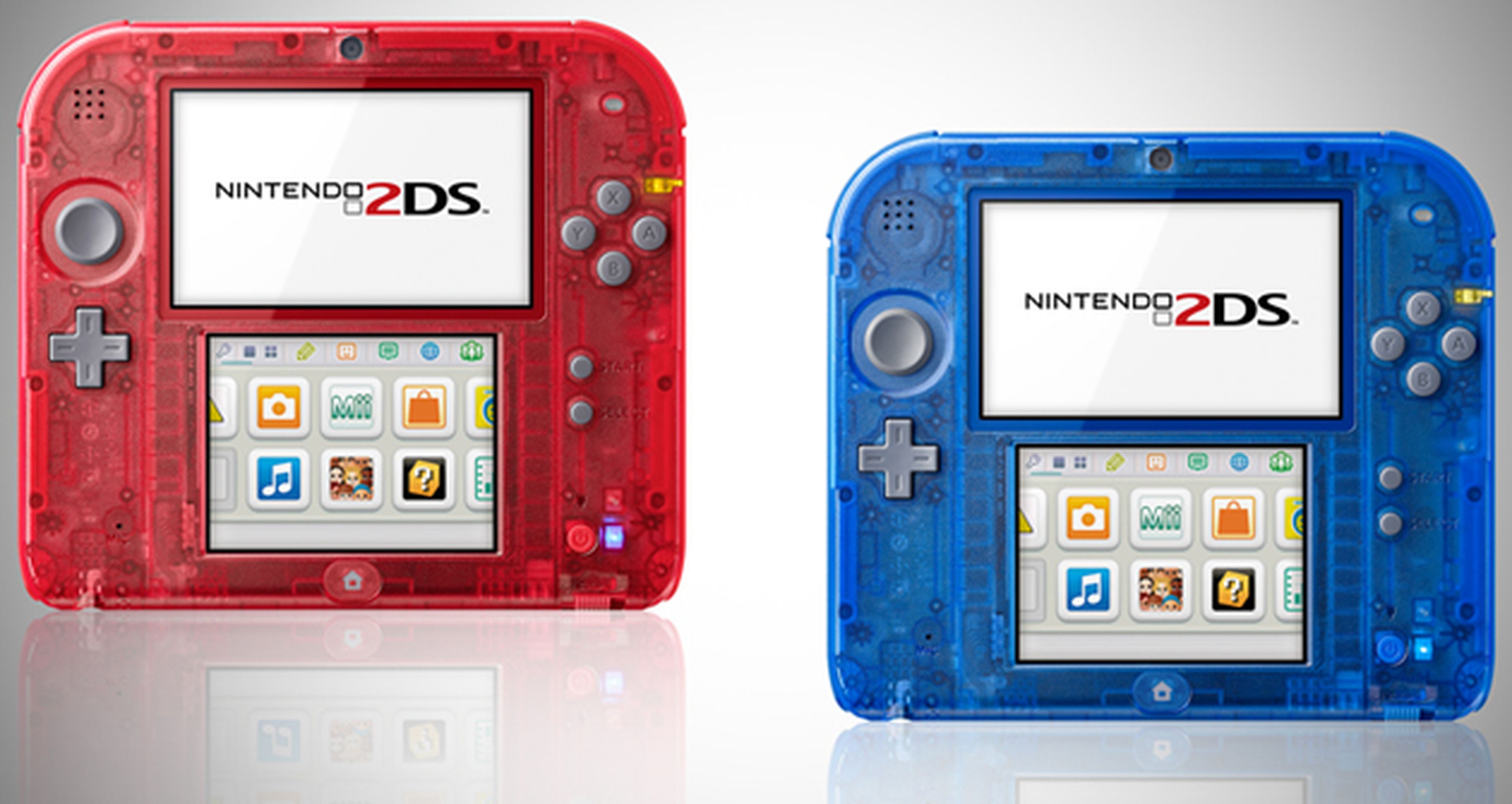 Nuevos diseños transparentes de Nintendo 2DS