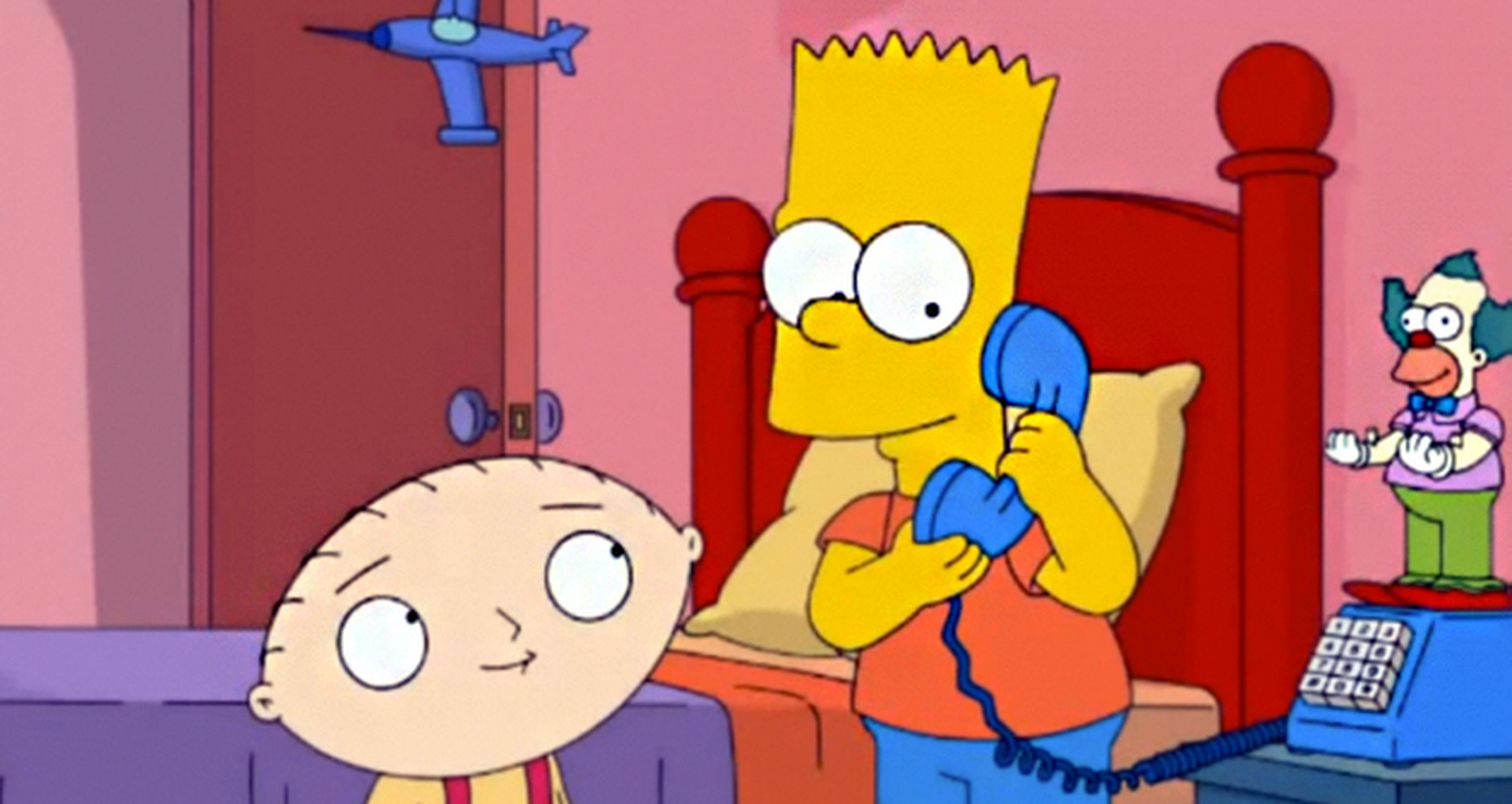 Stewie desata la polémica en el crossover de Los Simpson y Padre de familia