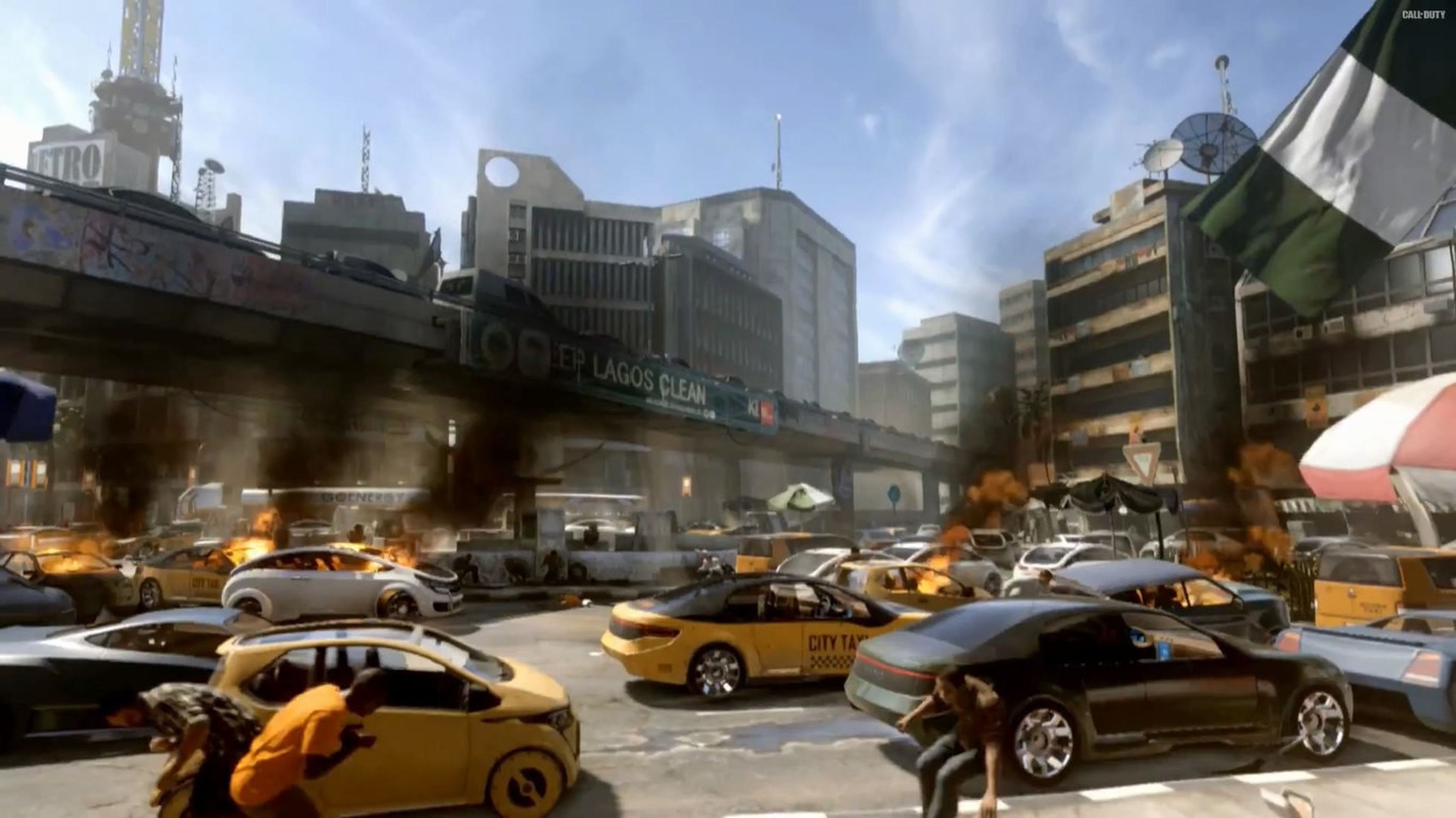Así es el nivel Traffic en Call of Duty Advanced Warfare