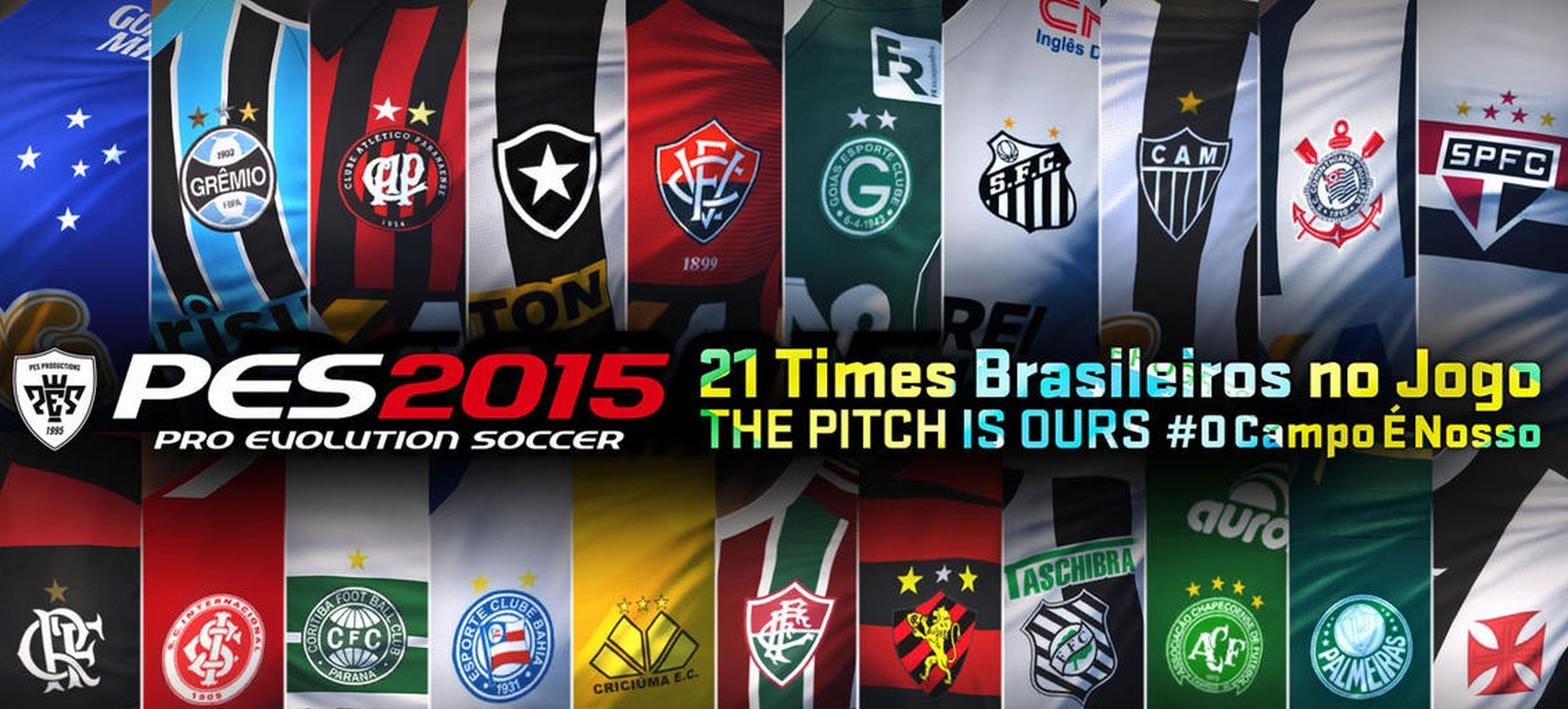 Konami confirma la licencia de los clubes brasileños en PES 2015