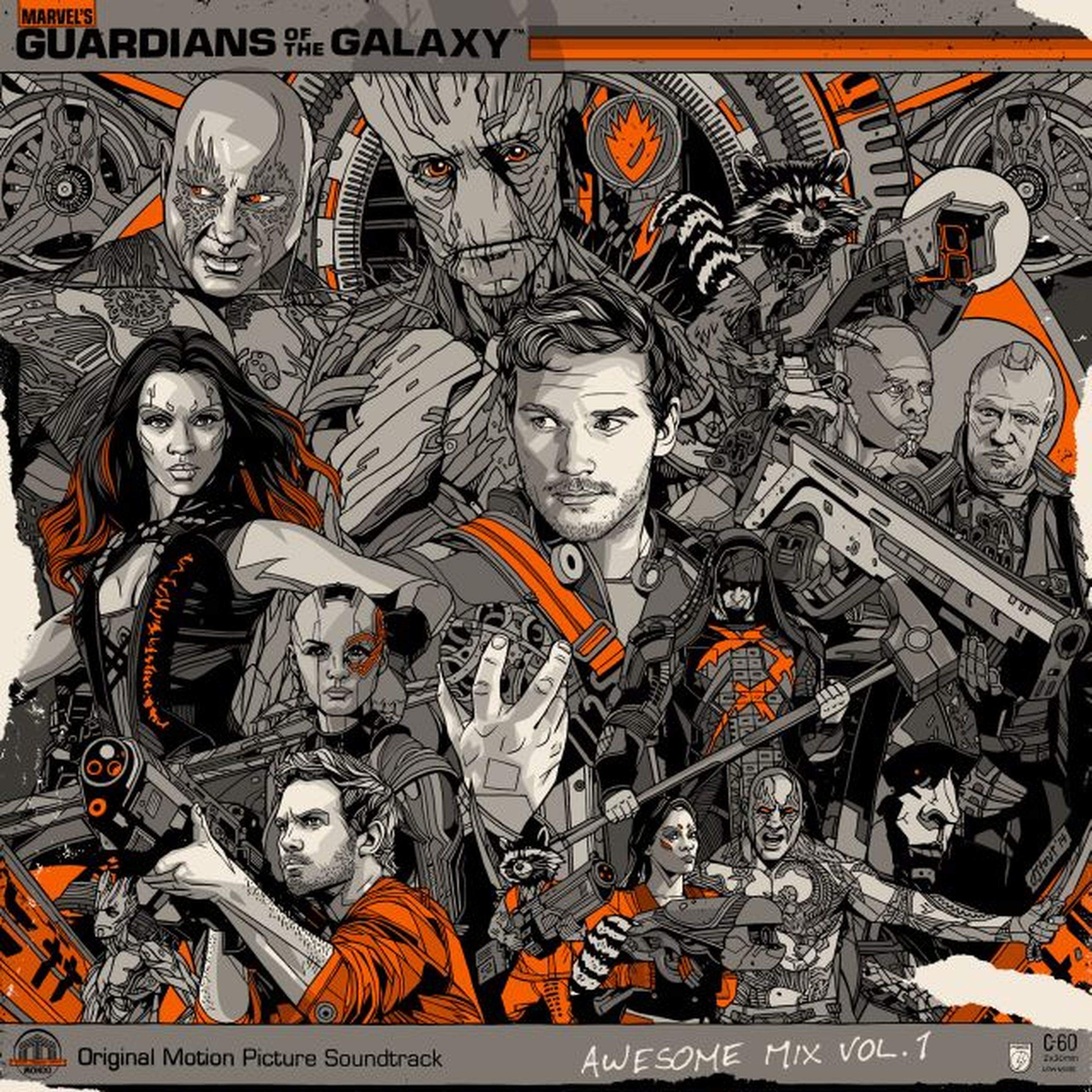 La BSO de Guardianes de la Galaxia saldrá en disco de vinilo