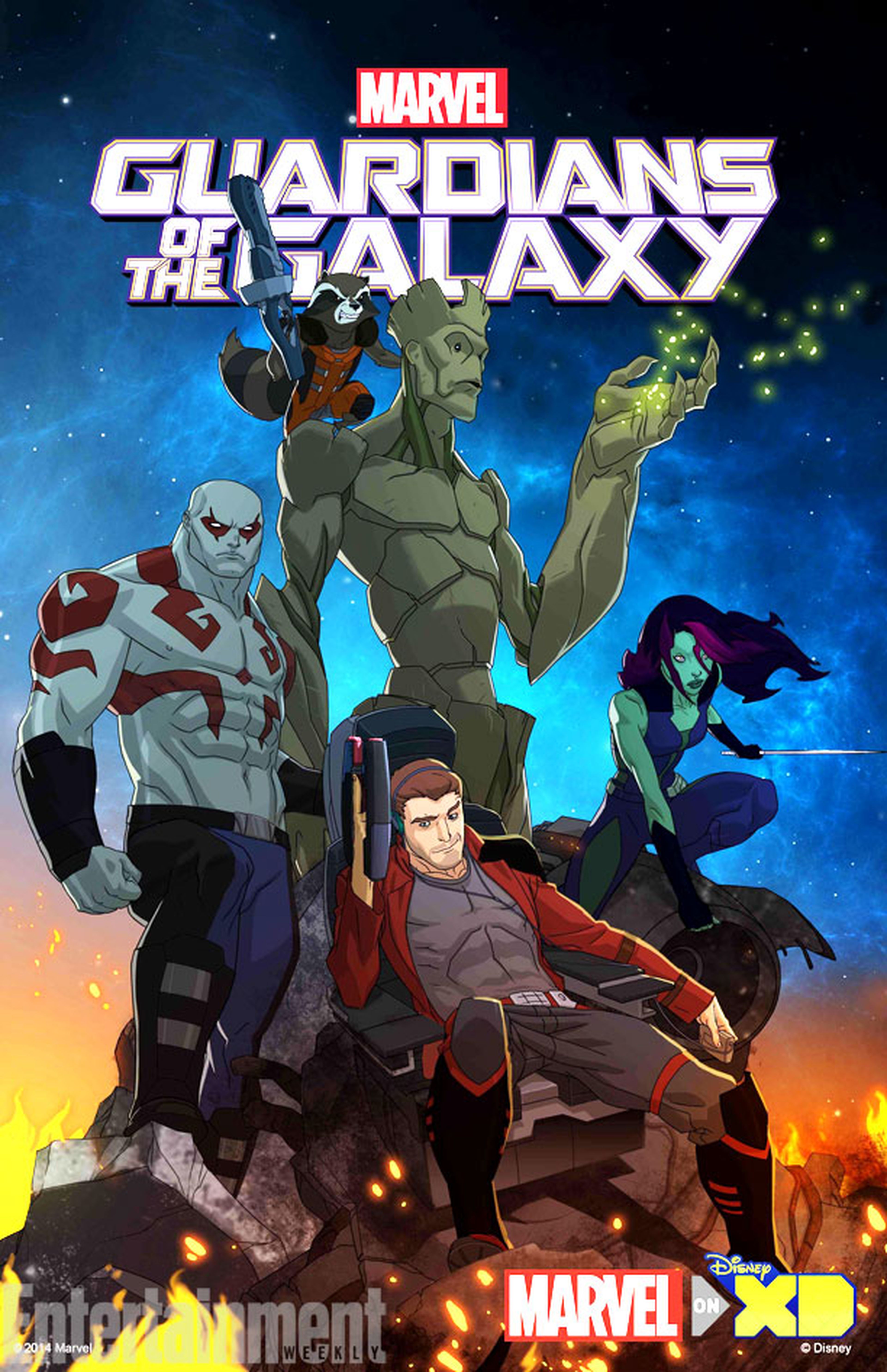 Primer tráiler y póster de la serie animada de Guardianes de la Galaxia