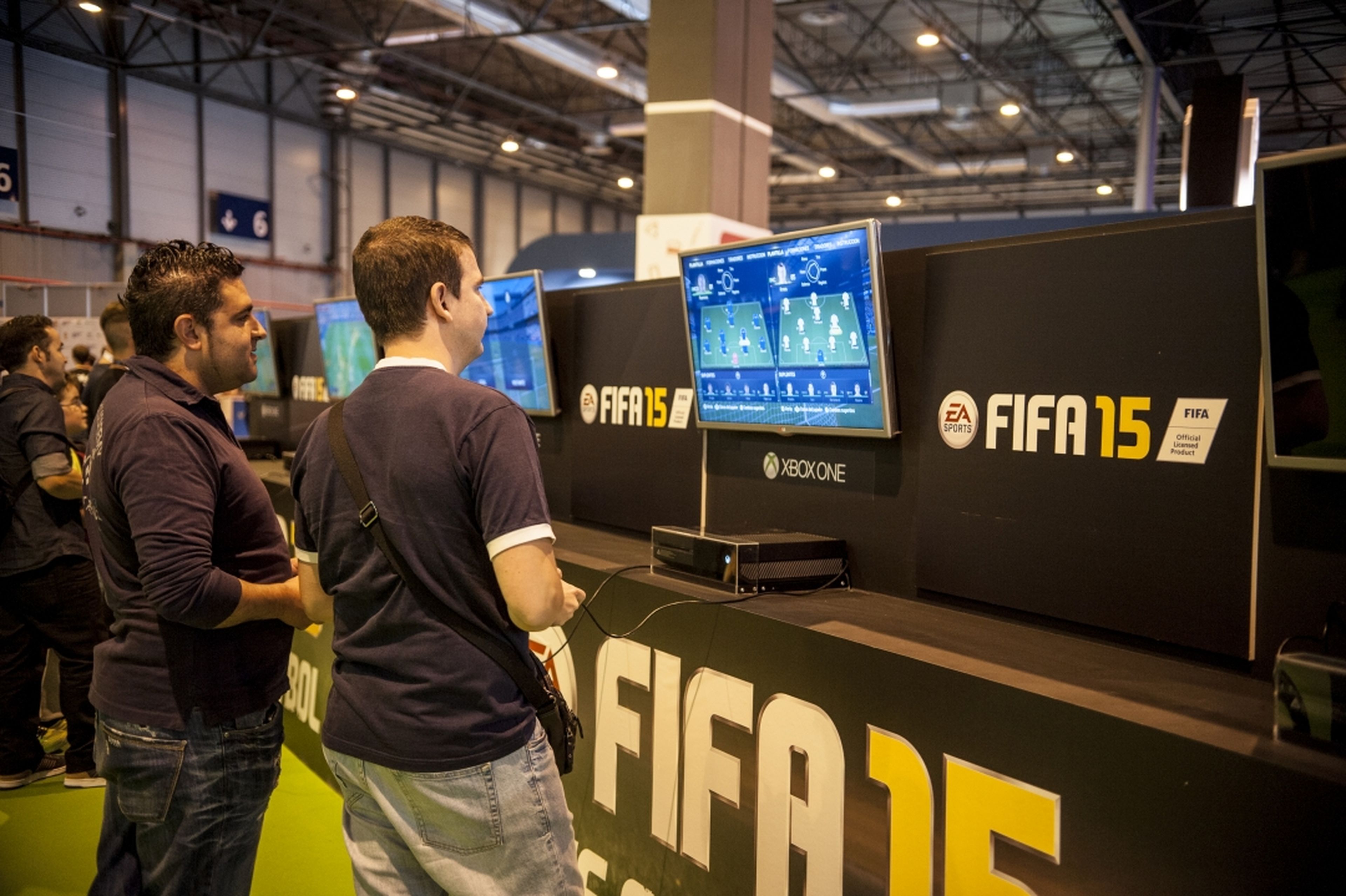 Madrid Games Week 2014: FIFA 15 en el stand de Microsoft
