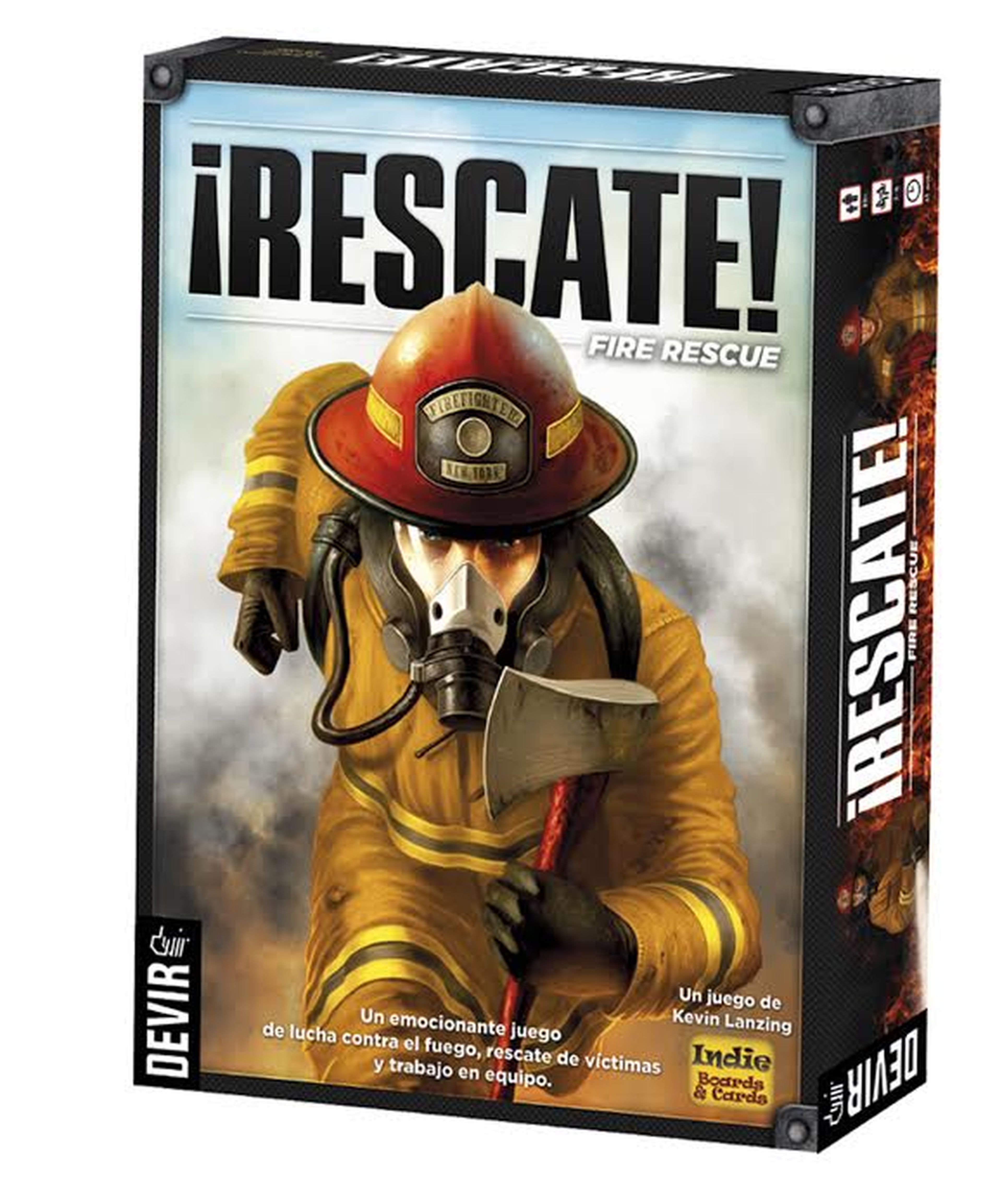 Rescate, un juego de tablero que está que arde