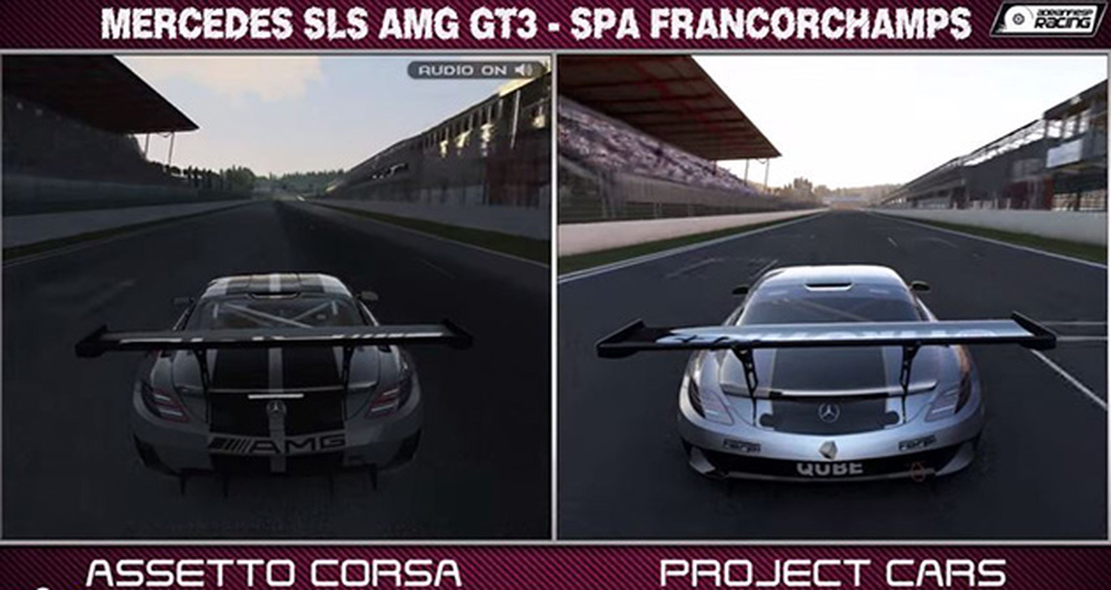 Vídeo comparativo de Project CARS vs Assetto Corsa