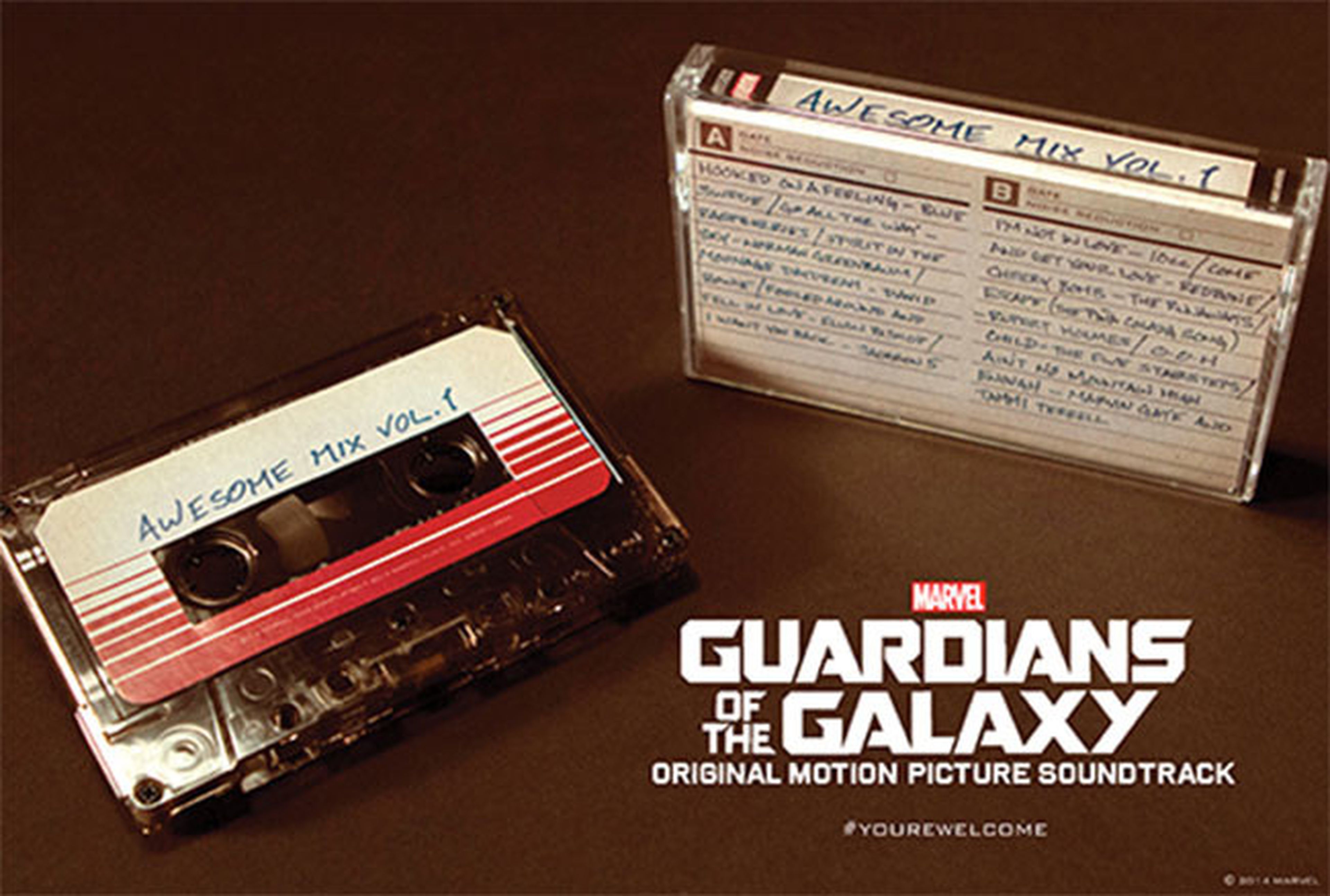 La BSO de Guardianes de la Galaxia también saldrá en cassette