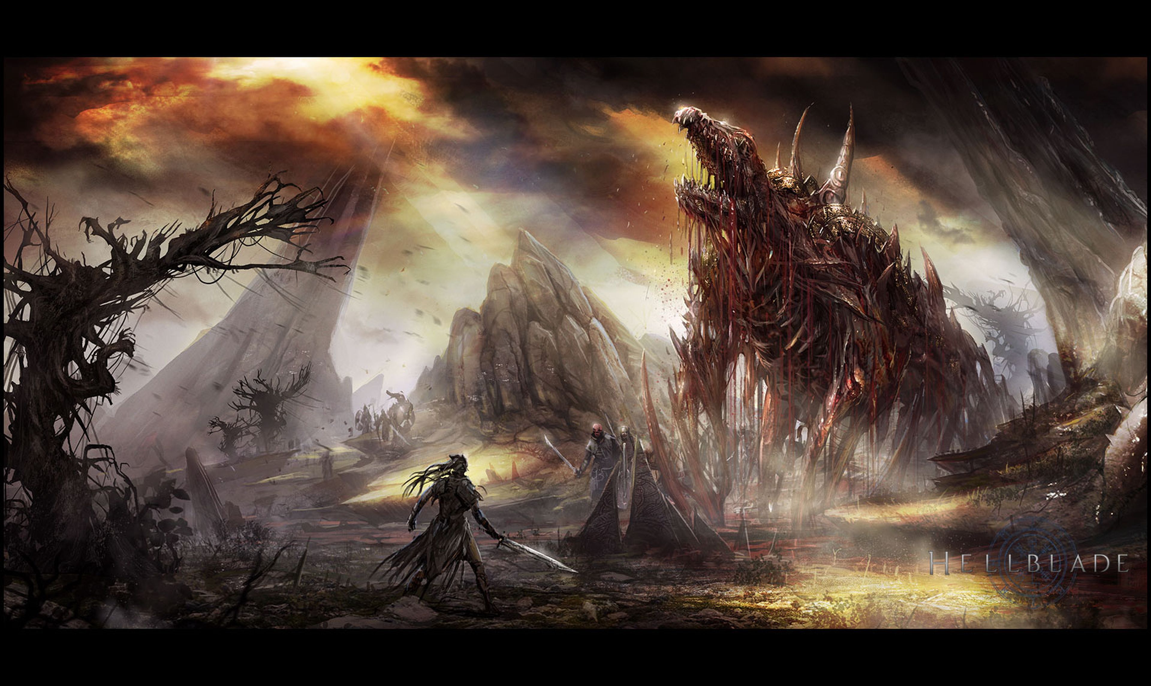 Nuevas ilustraciones de Hellblade