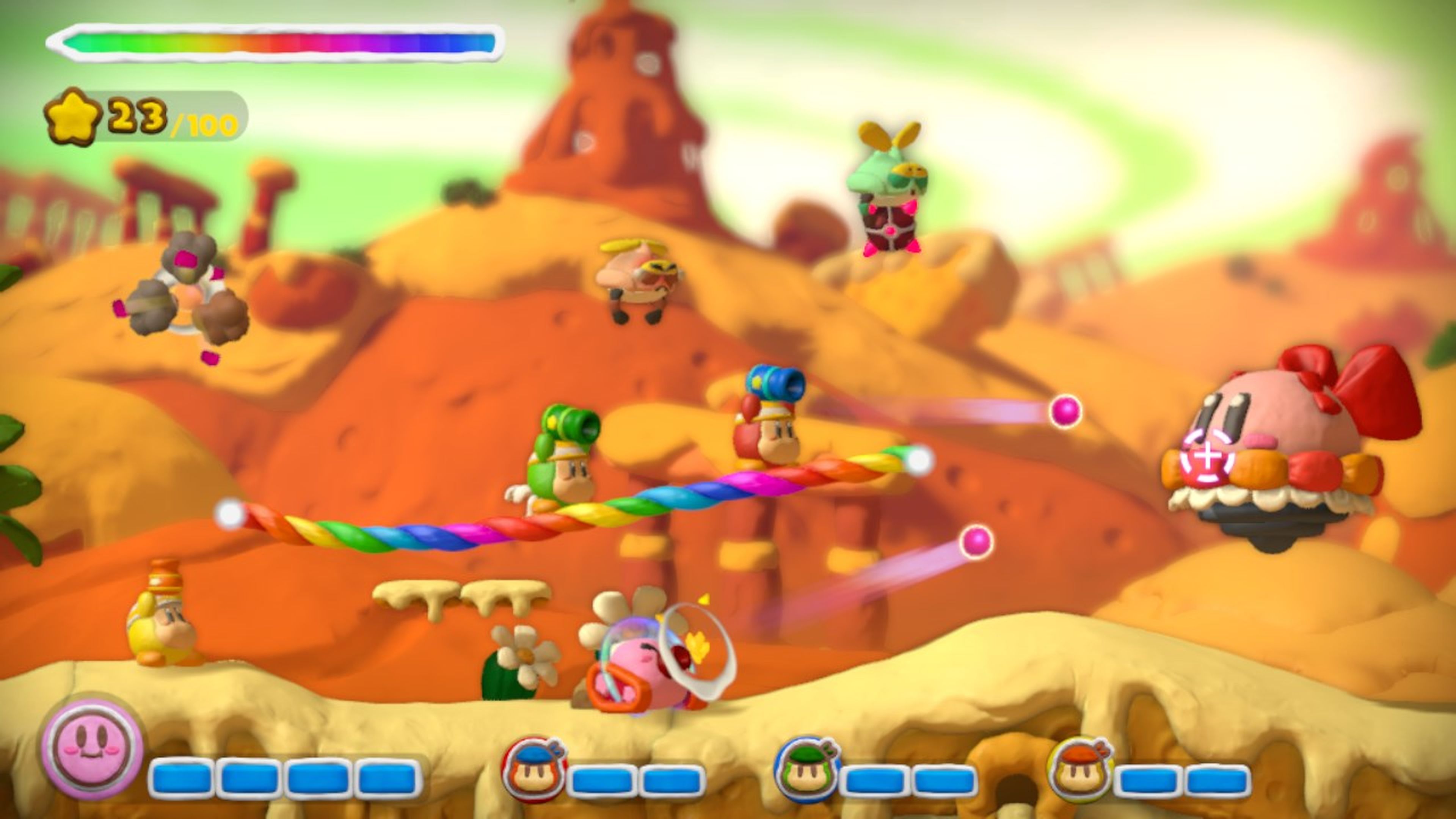 Nuevas imágenes de Kirby and the Rainbow Curse para Wii U