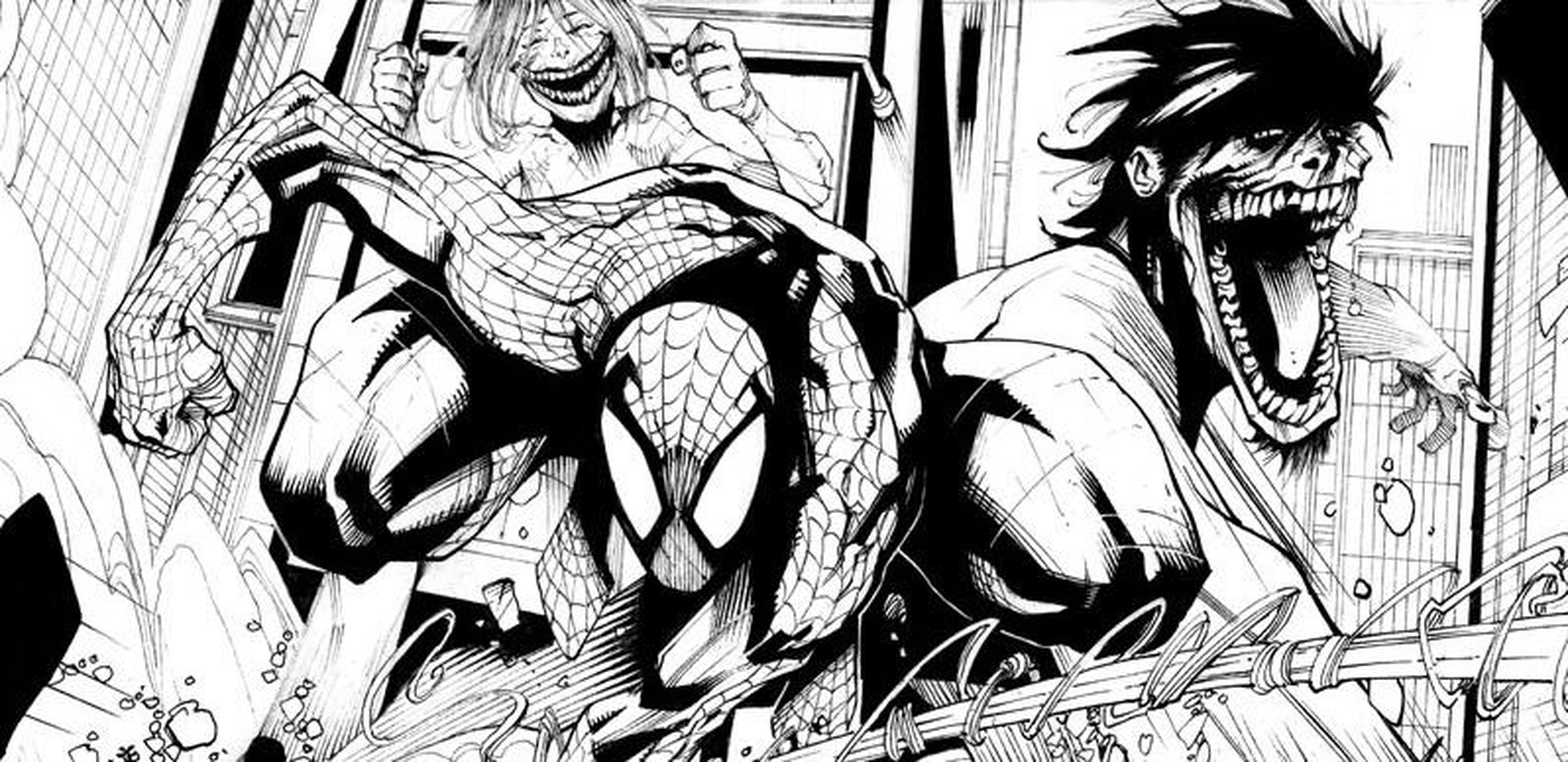 Nueva ilustración del crossover de Marvel y Ataque a los Titanes