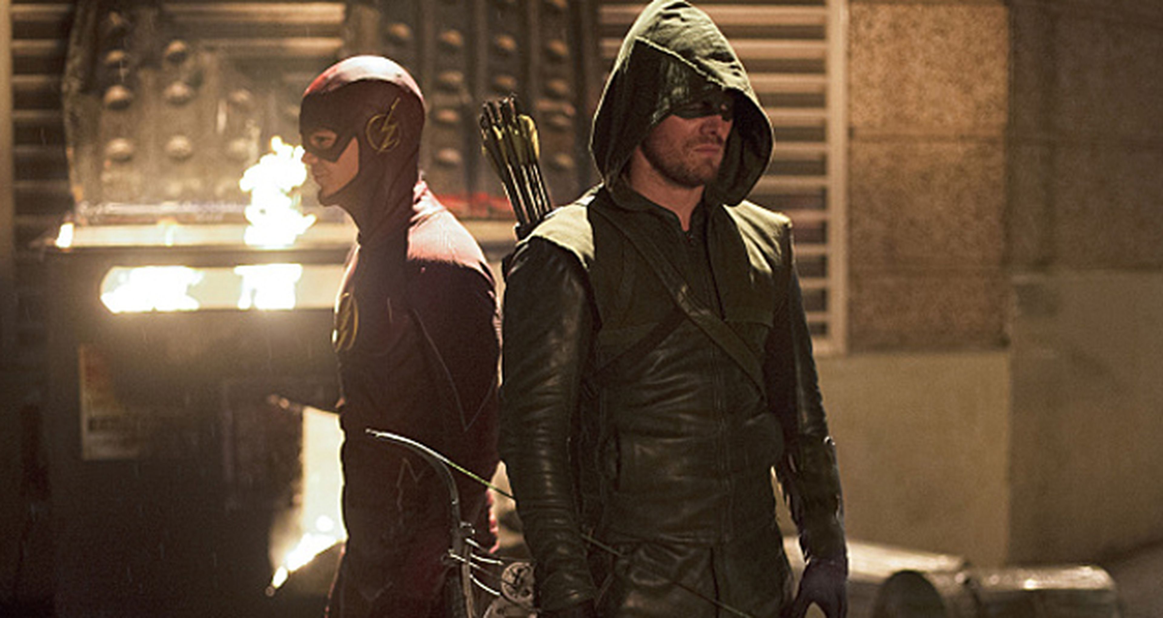 Fotos promocionales del crossover de Flash vs. Arrow