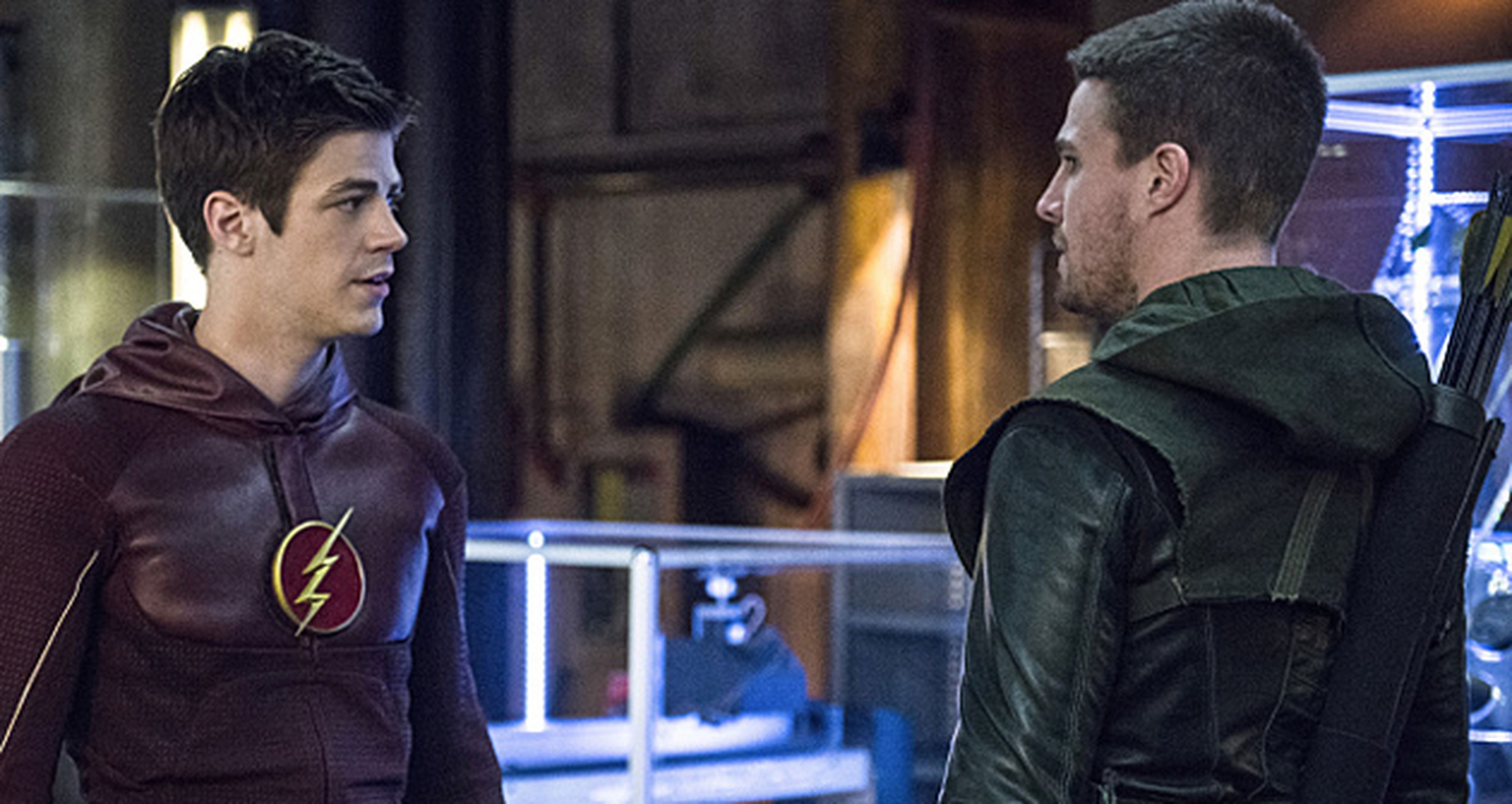 Nuevas fotos del crossover de Arrow y The Flash