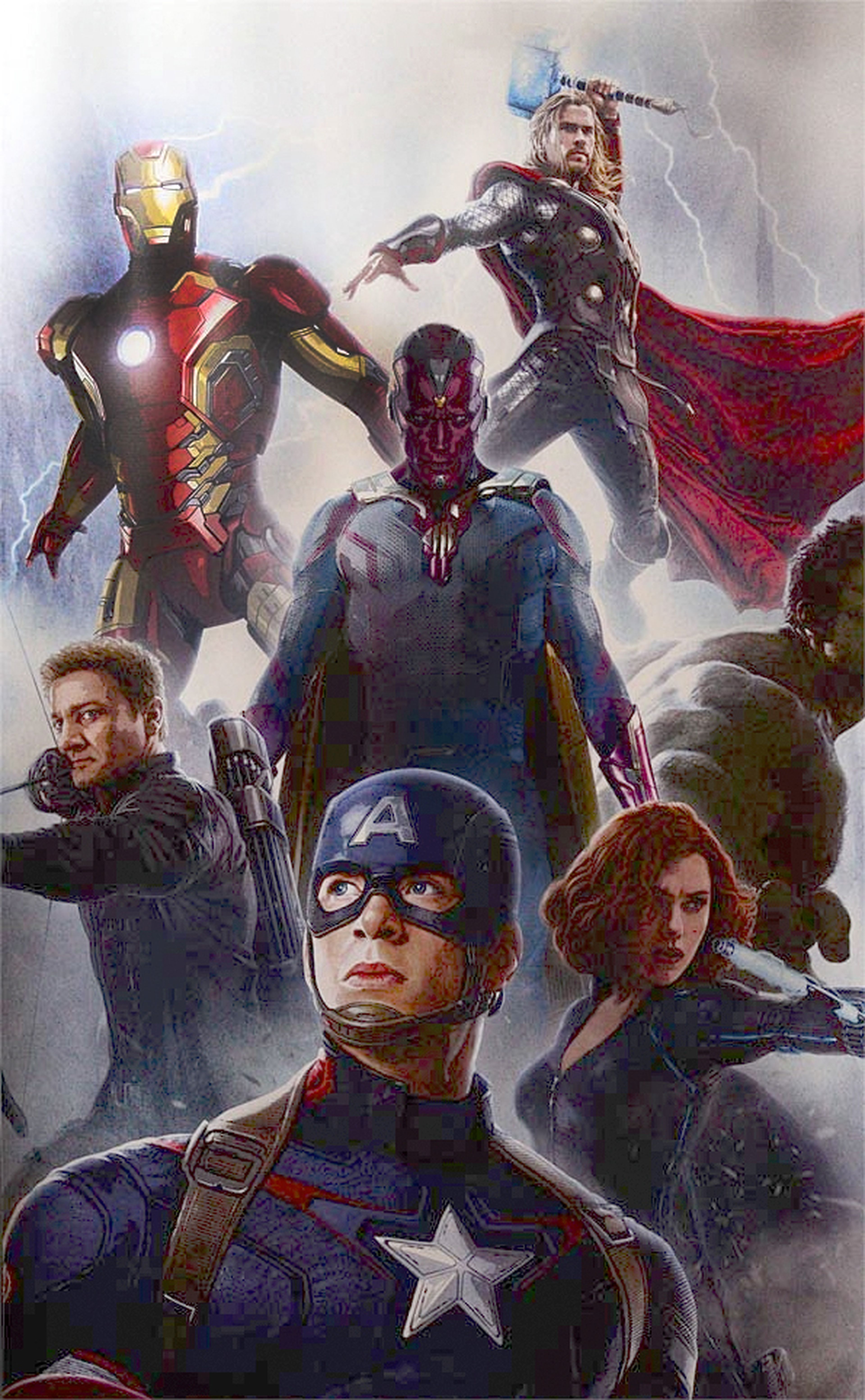 Primera imagen de Visión en un nuevo cartel de Los Vengadores: la era de Ultrón