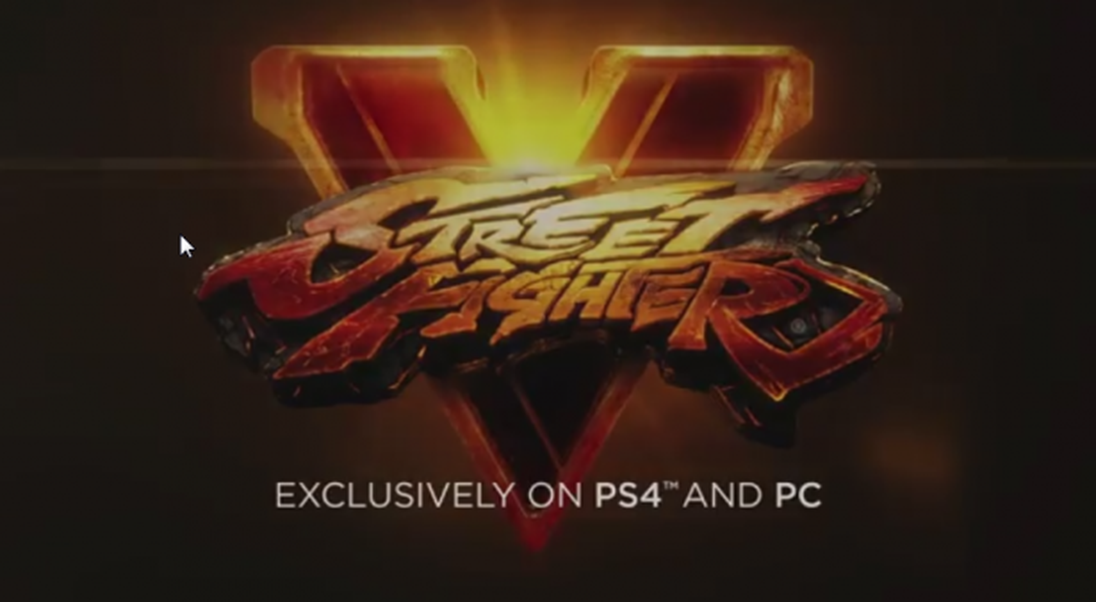 Street Fighter 5 anunciado. Exclusivo de PS4 y PC
