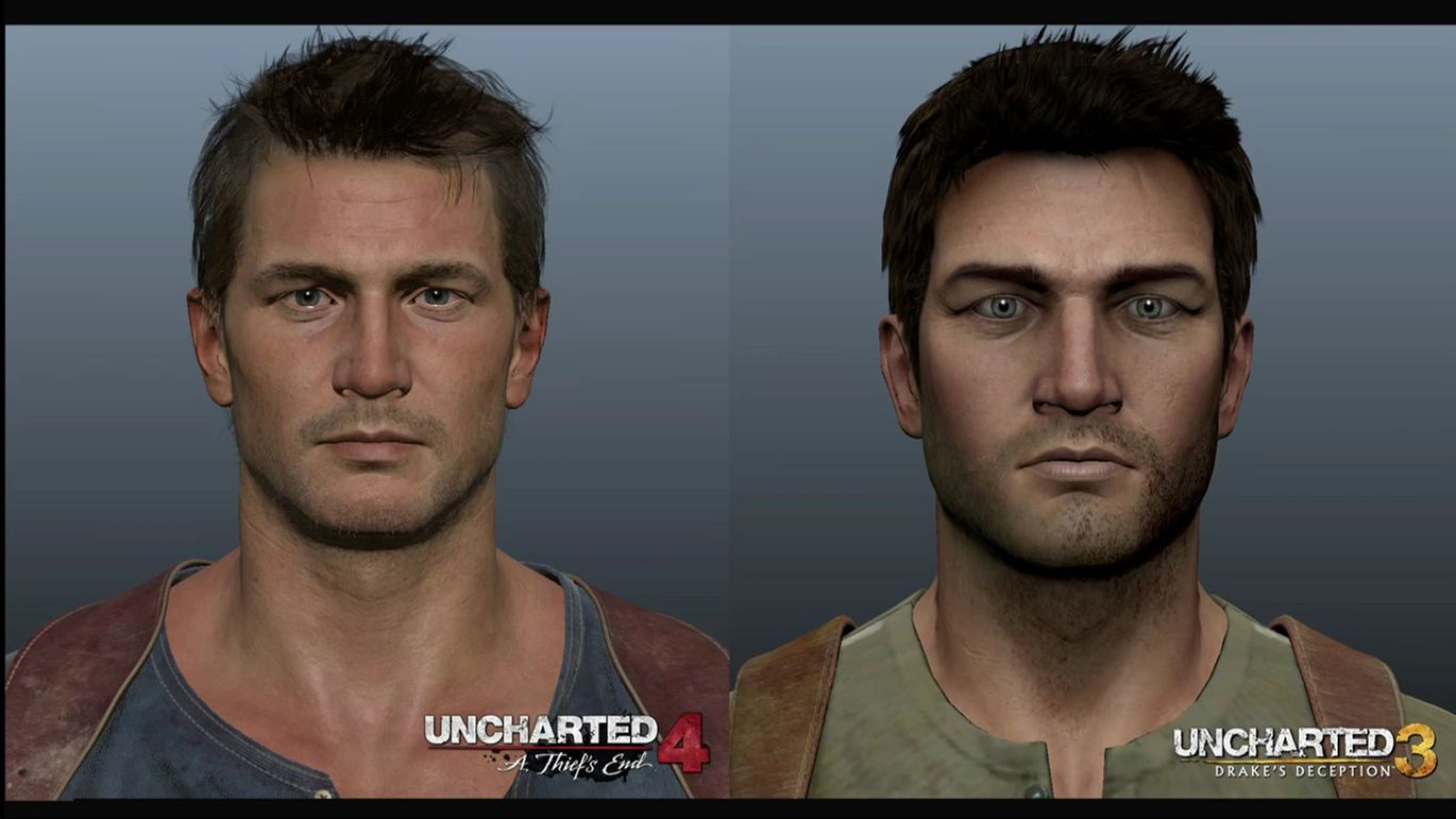 Uncharted 4: Naughty Dog compara la evolución de Drake