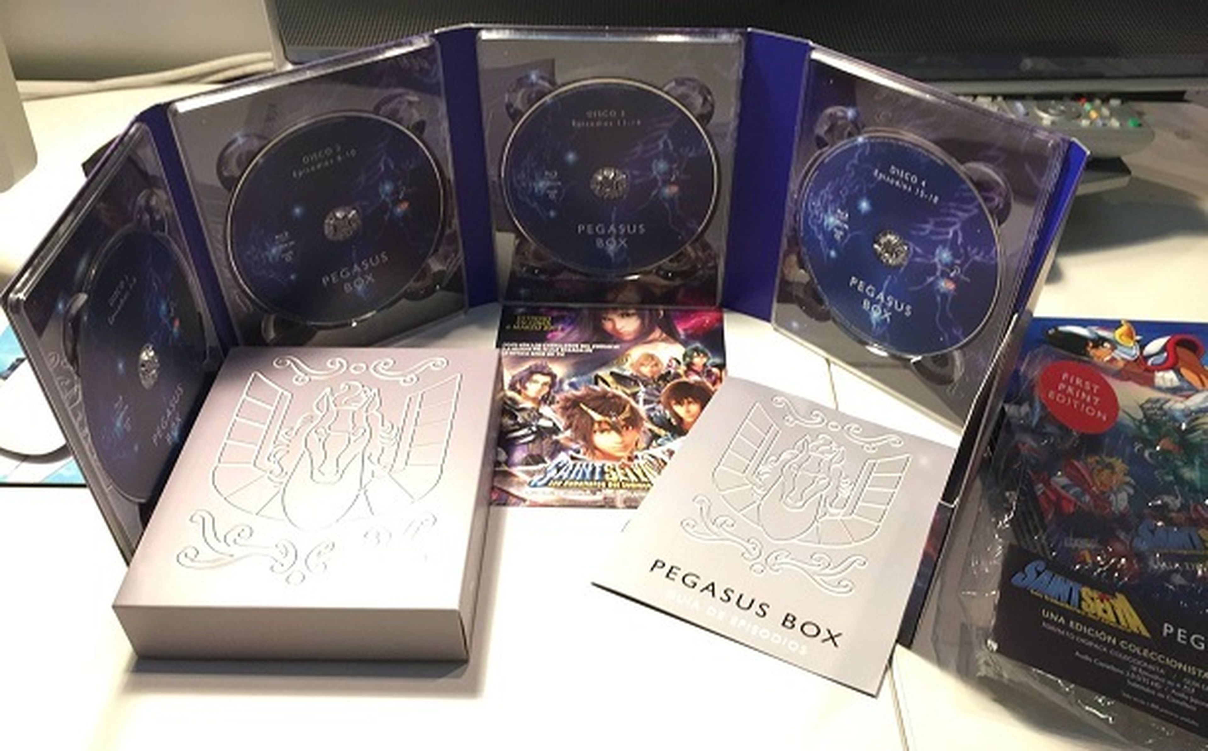 Edición de Saint Seiya en DVD y Blu-Ray
