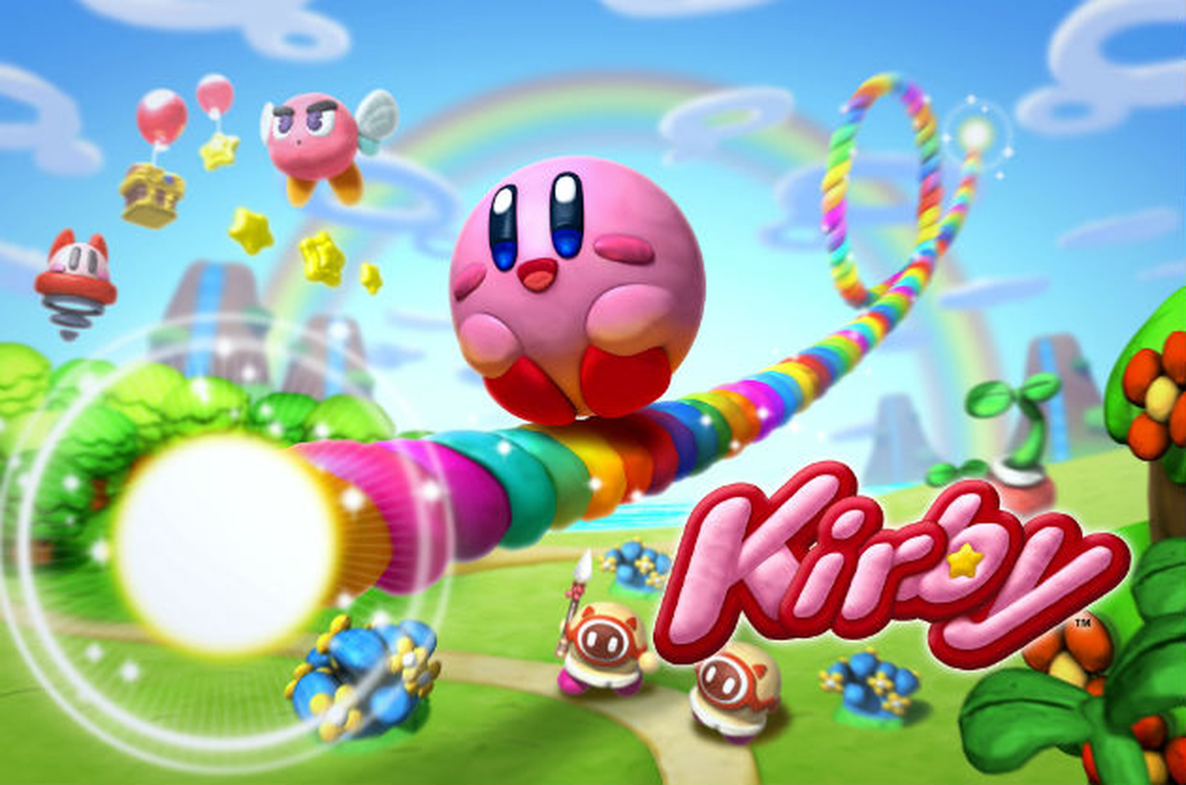 Kirby y el Pincel Arcoíris, nuevo tráiler y compatibilidad con Amiibo