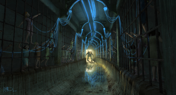 Más arte conceptual de la película de Bioshock