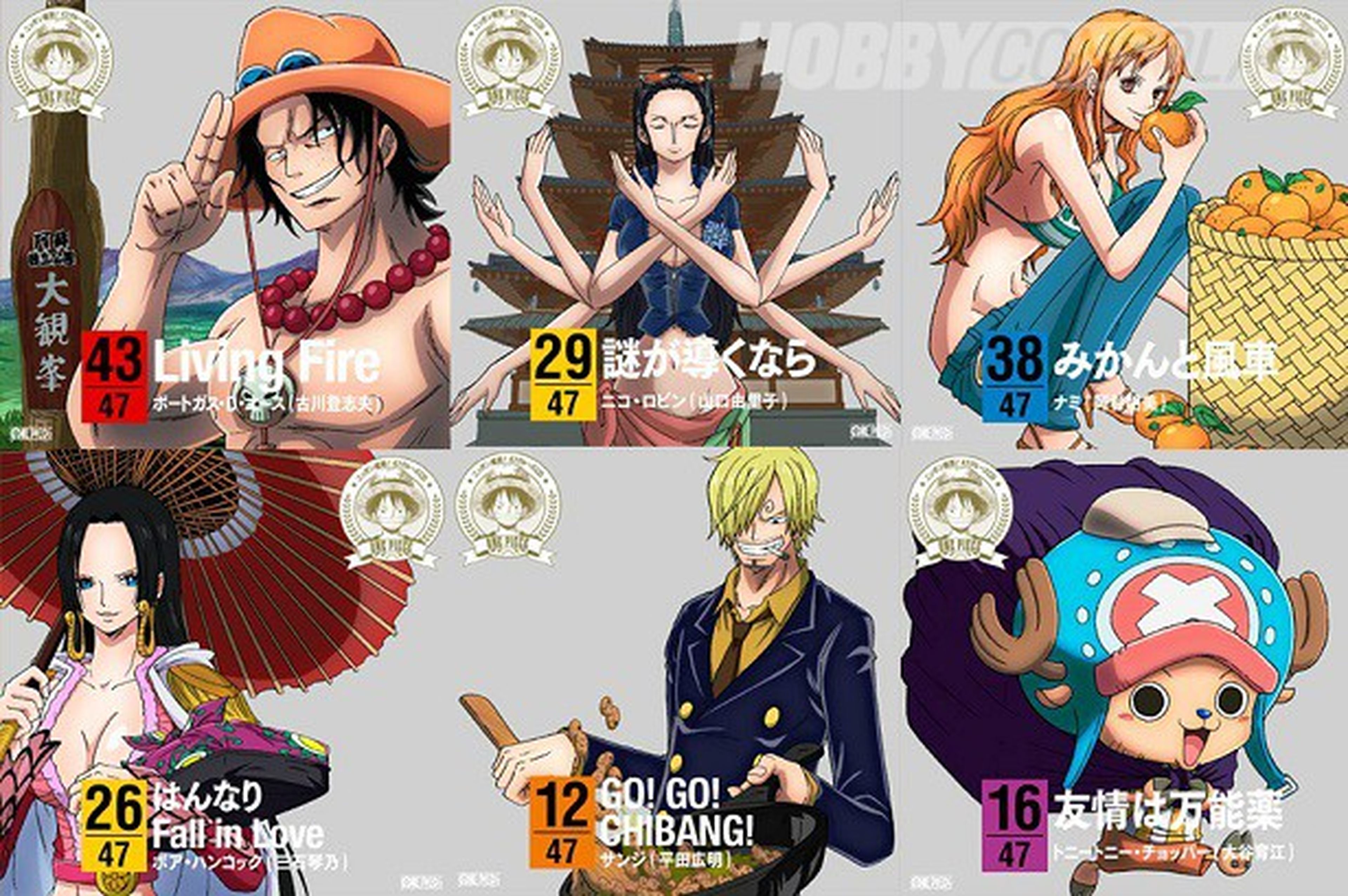 El 28 de enero se ponen a la venta 47 CD's de One Piece