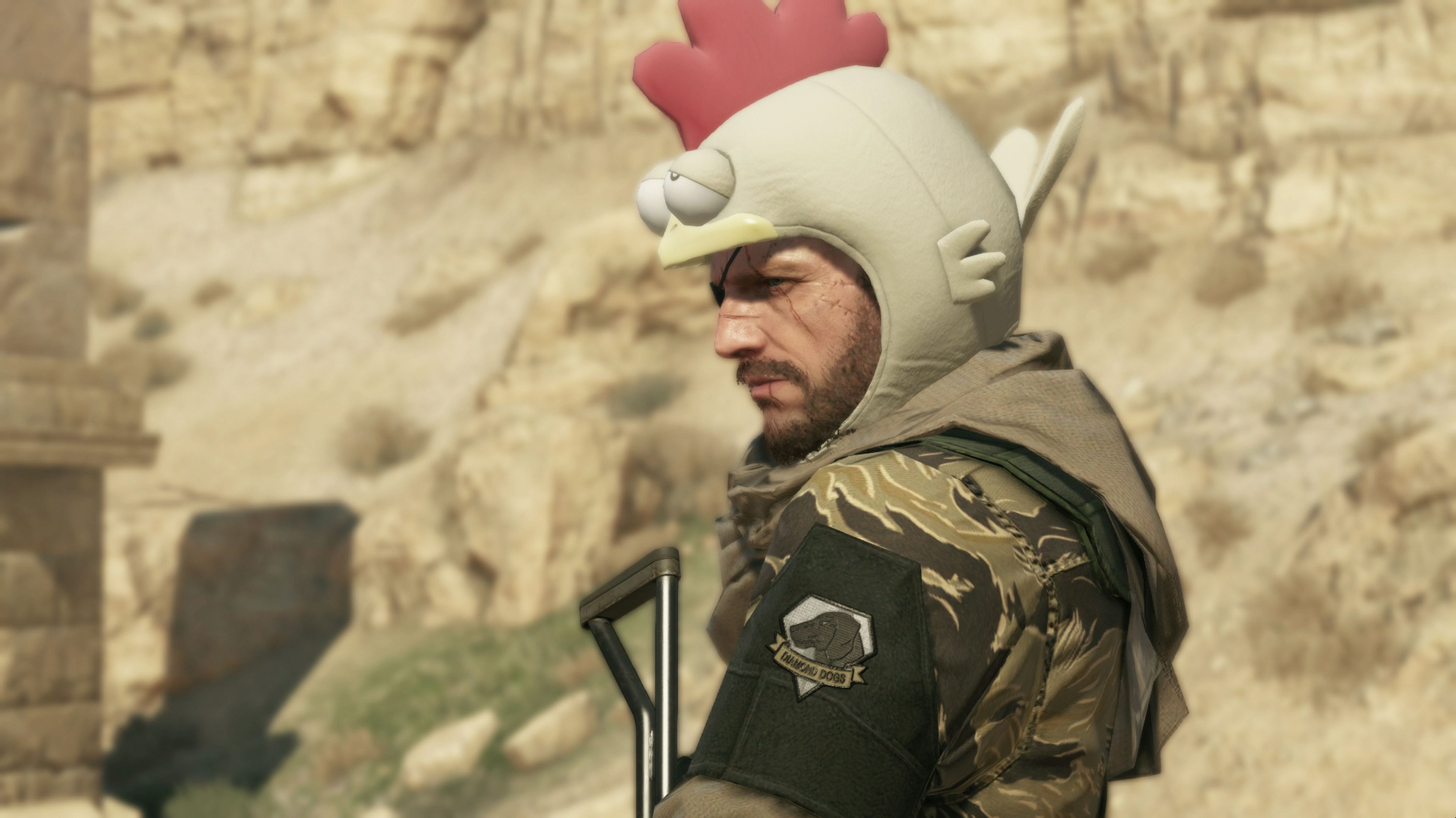 Metal Gear Solid V vestirá a Big Boss de pollo