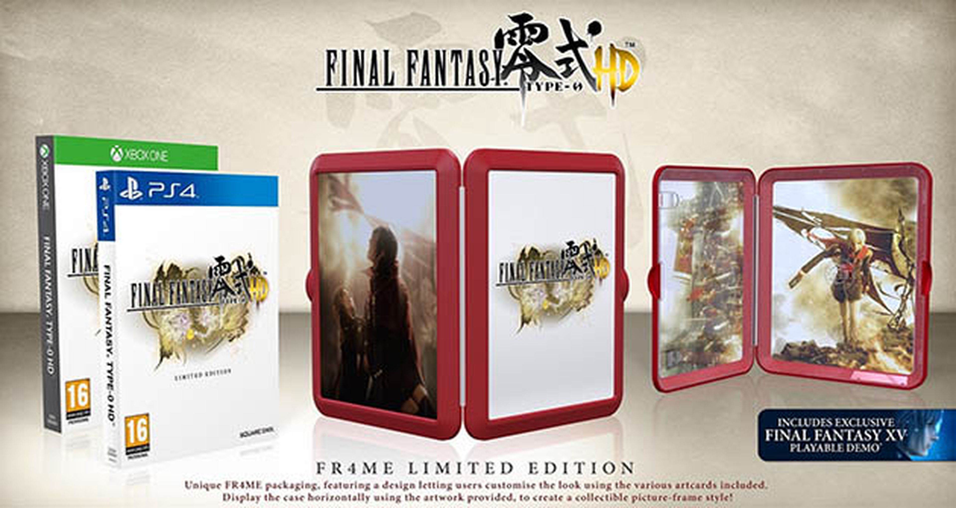 Así es la edición coleccionista de Final Fantasy Type-0 HD para PS4 y Xbox One