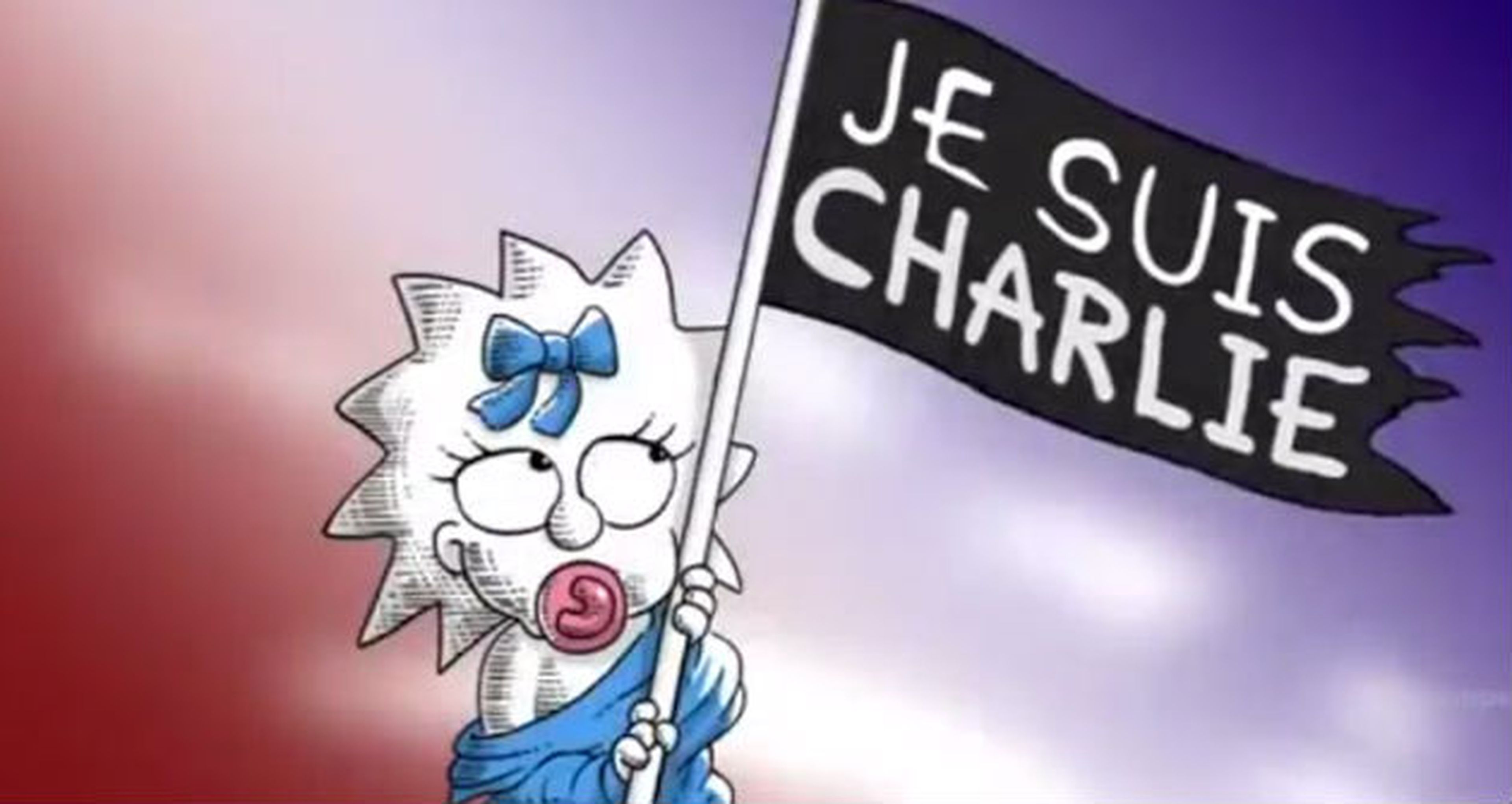 Los Simpson homenajean a Charlie Hebdo