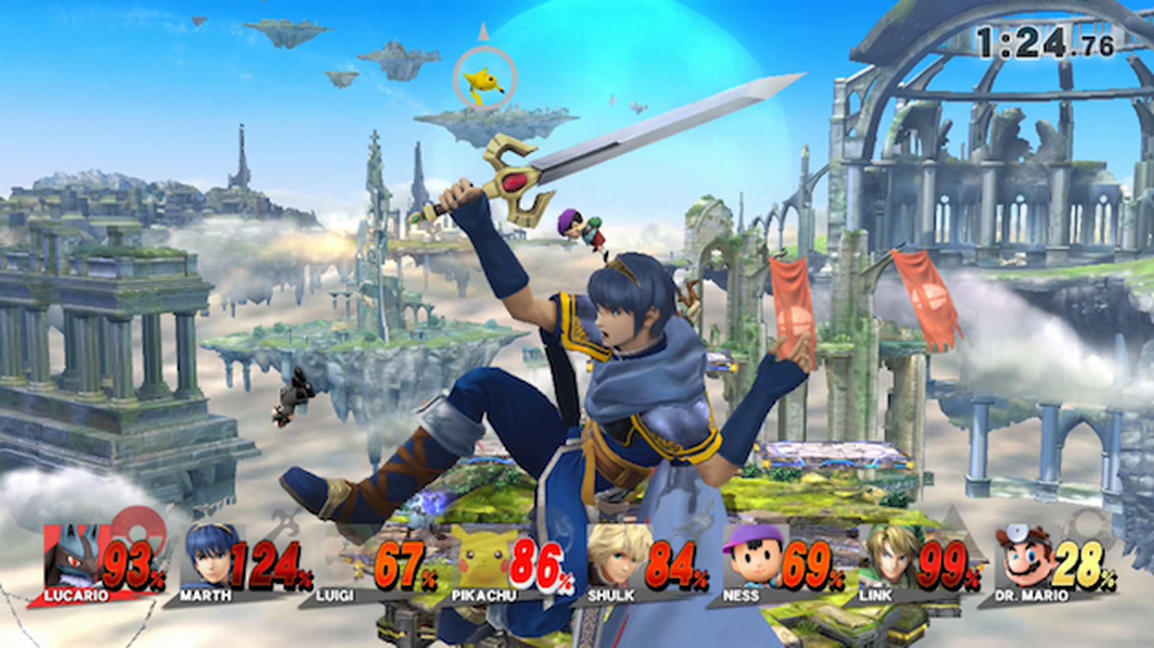 Super Smash Bros para Wii U recibe 15 escenarios para el modo 8 luchadores