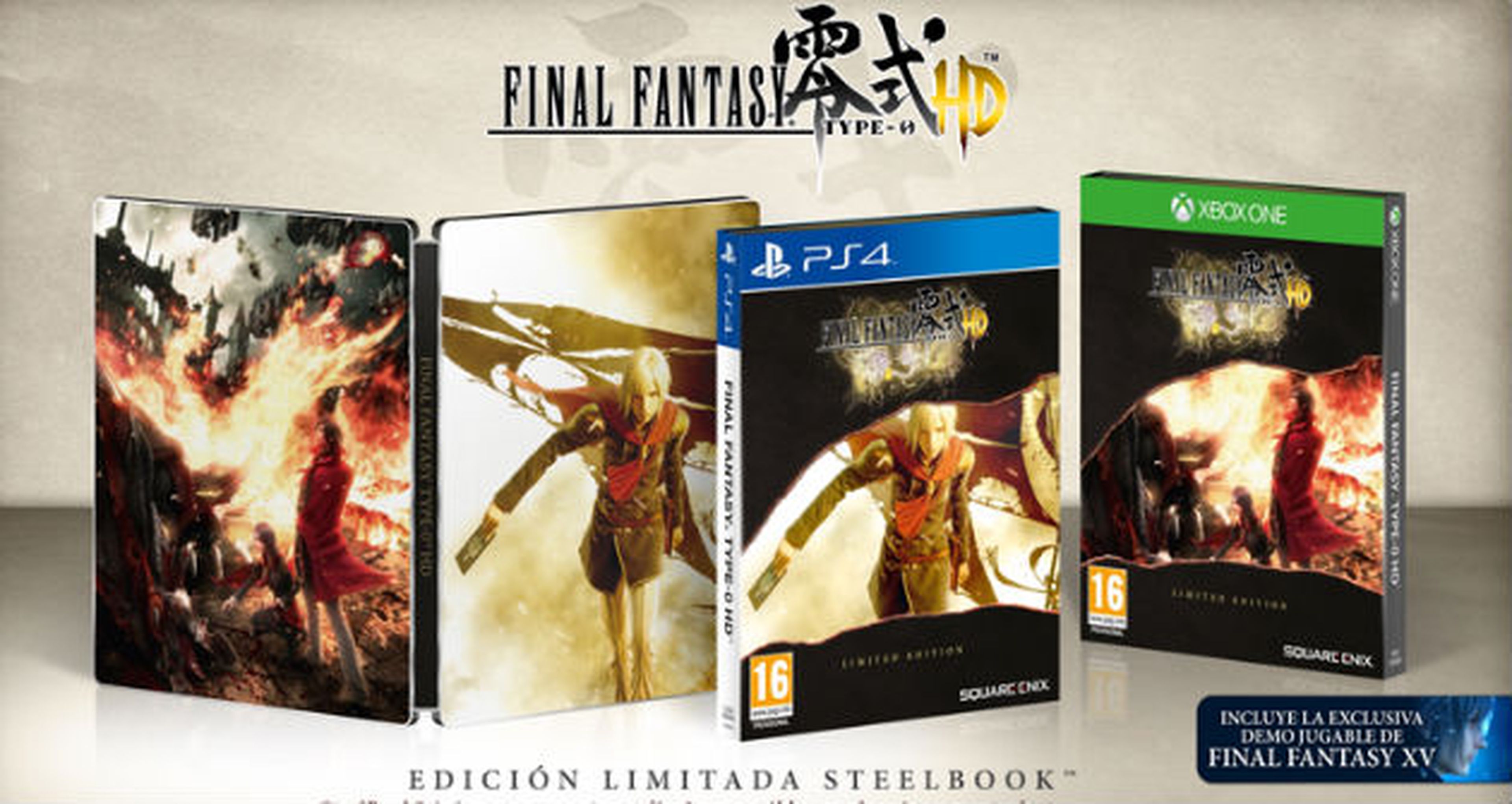 Final Fantasy Type-0 HD, edición limitada exclusiva en GAME